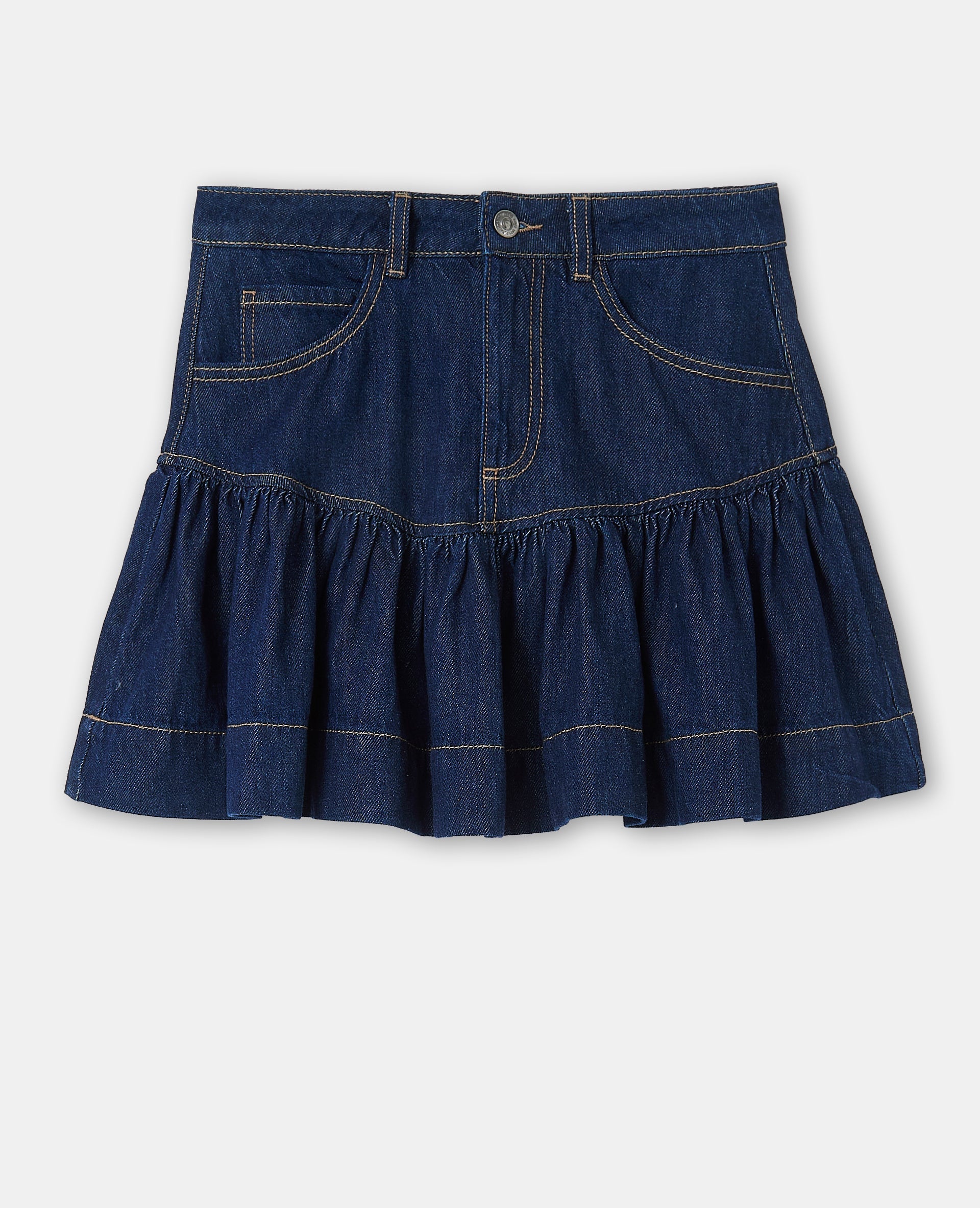 Jupe courte en jean