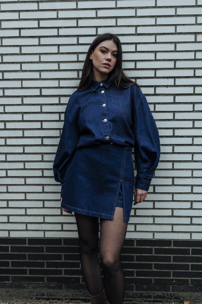 Jupe-short en jean