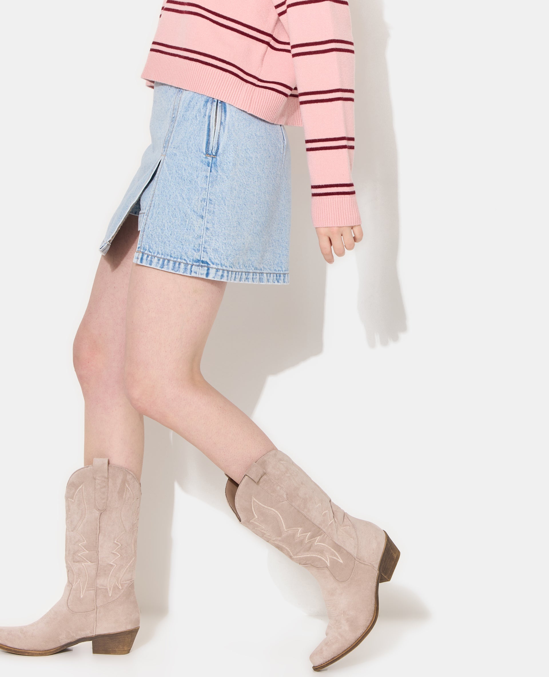 Jupe-short en jean