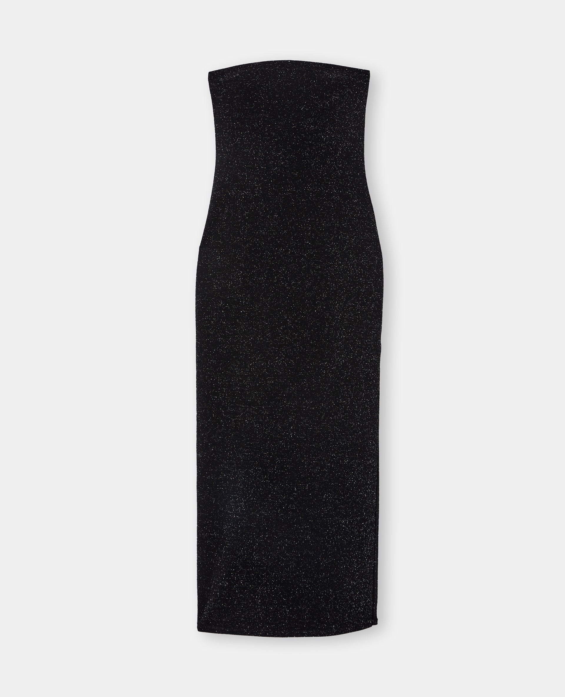Robe bustier en maille stretch avec lurex