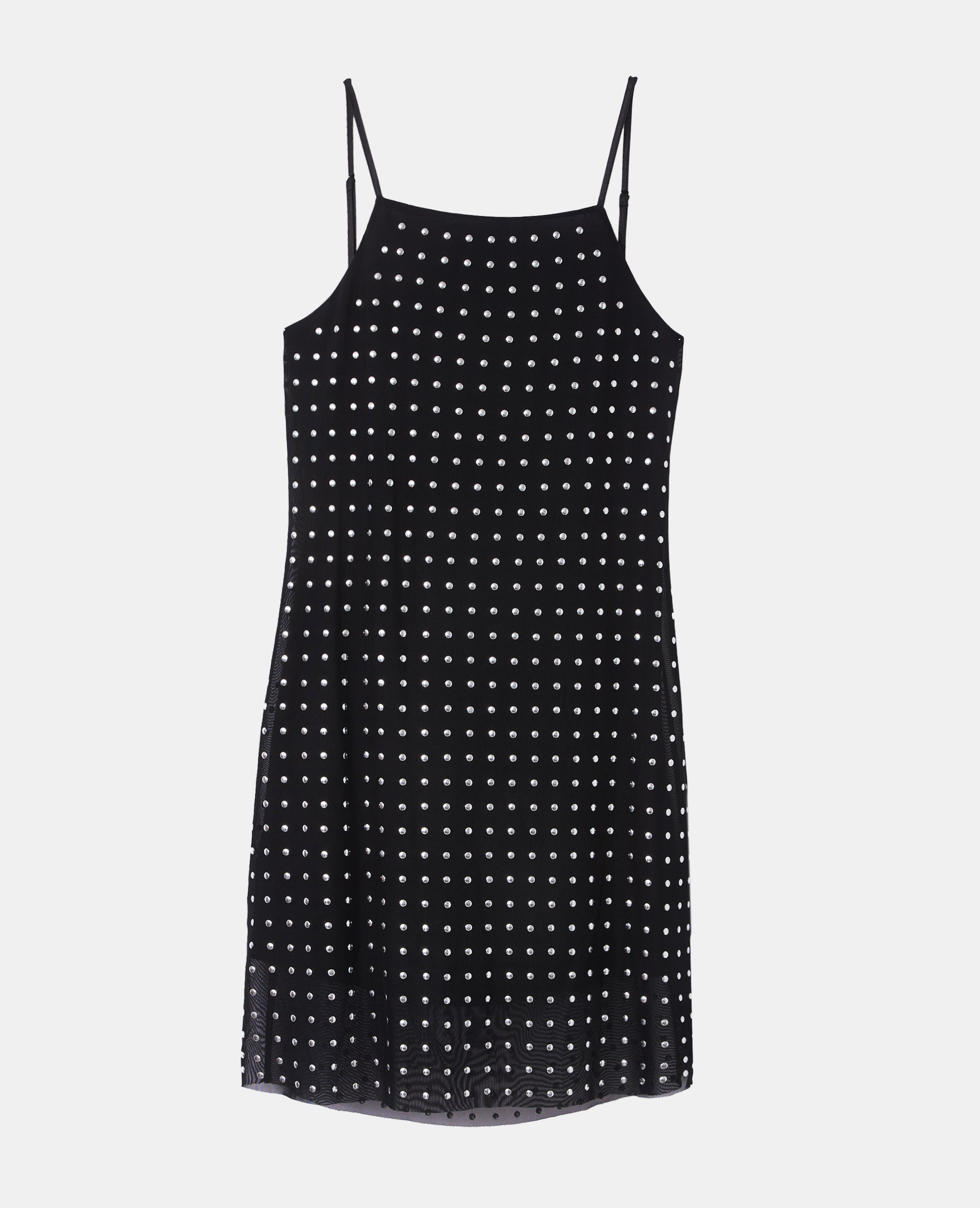 Robe courte dos-nu avec clous