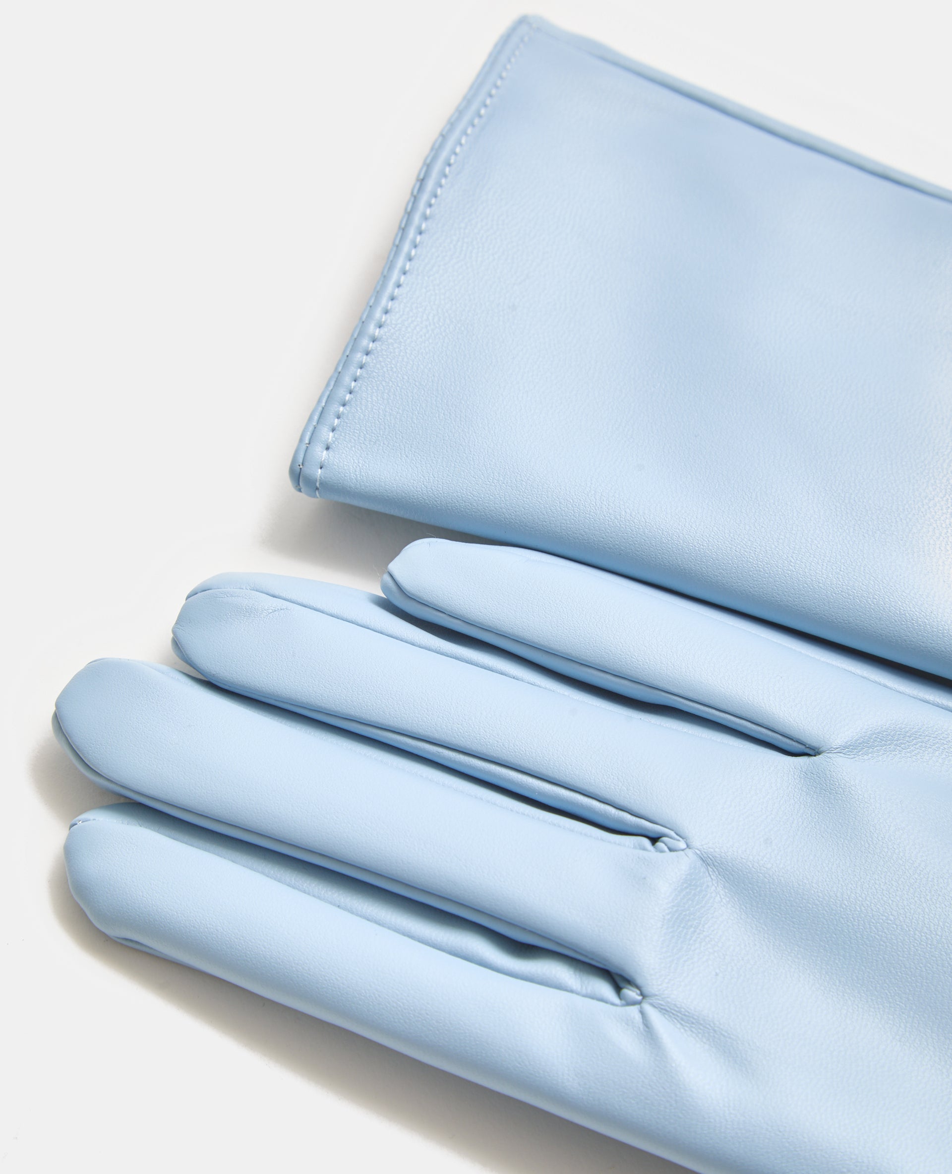 Paire de gants en simili avec intérieur chaud