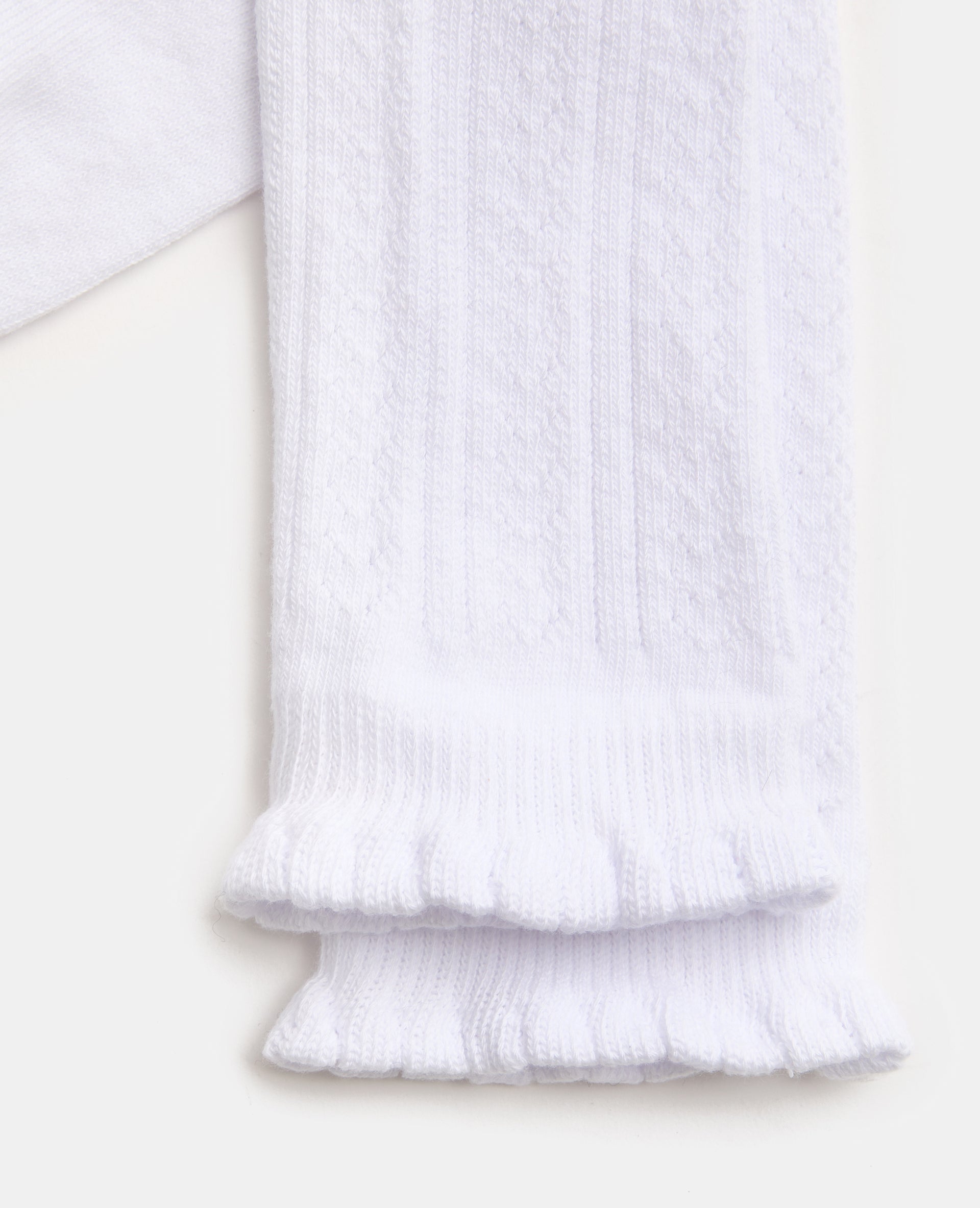 Chaussettes hautes en maille fantaisie