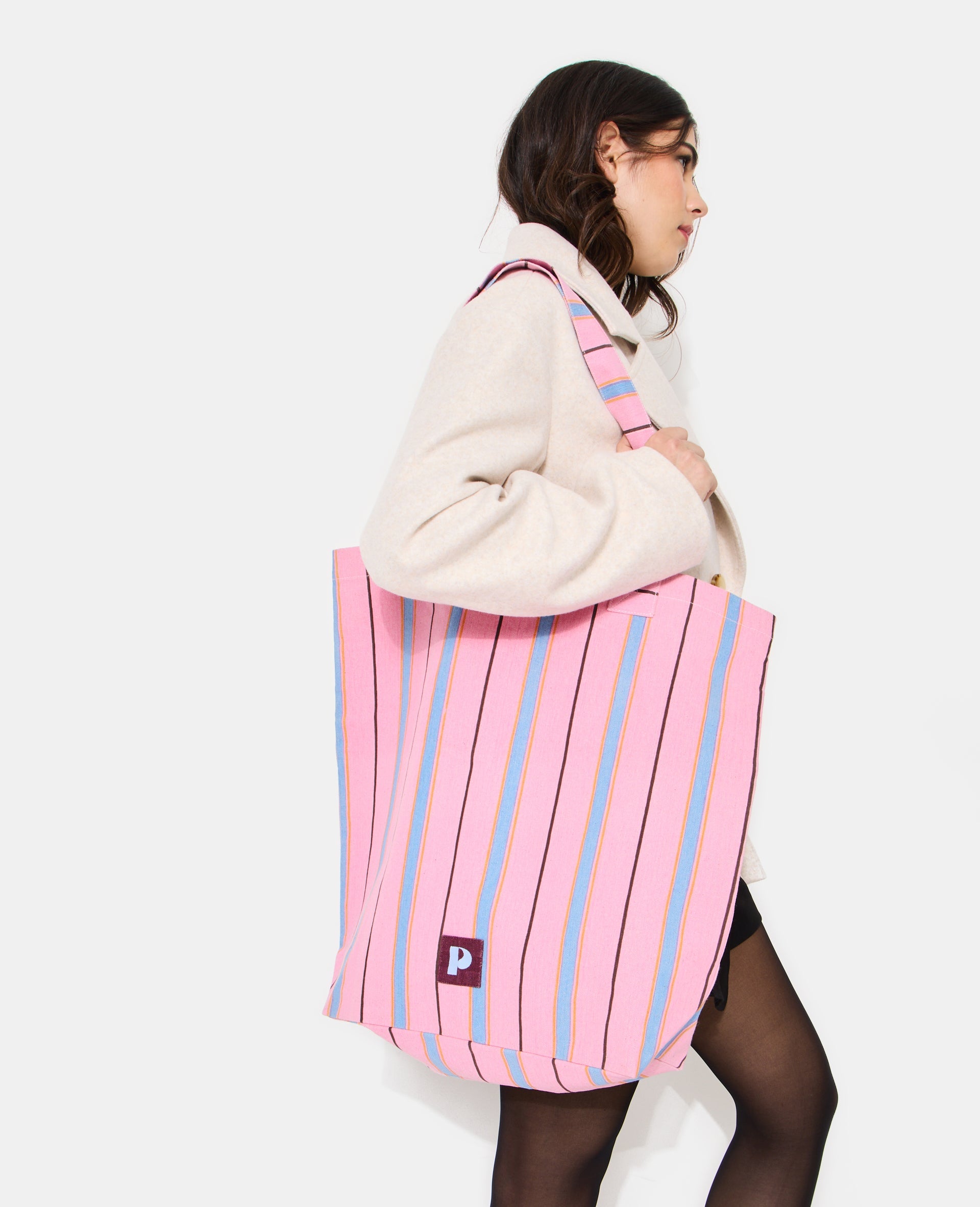 Tote bag rayé
