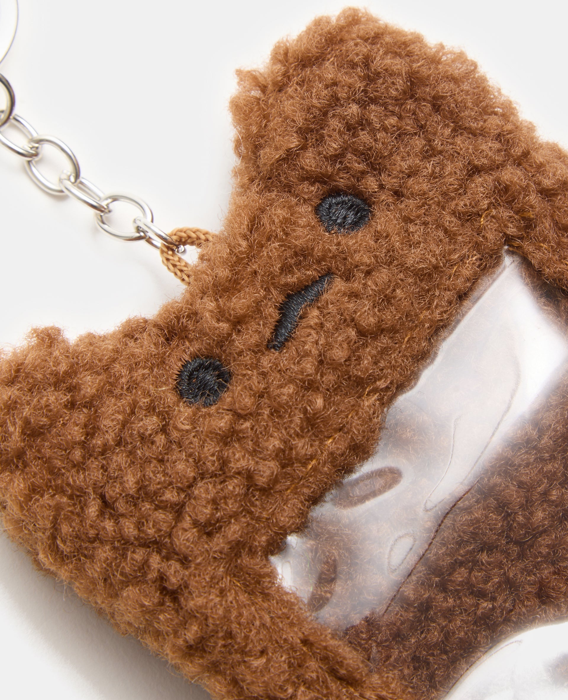 Déco de sac avec cadre photo peluche