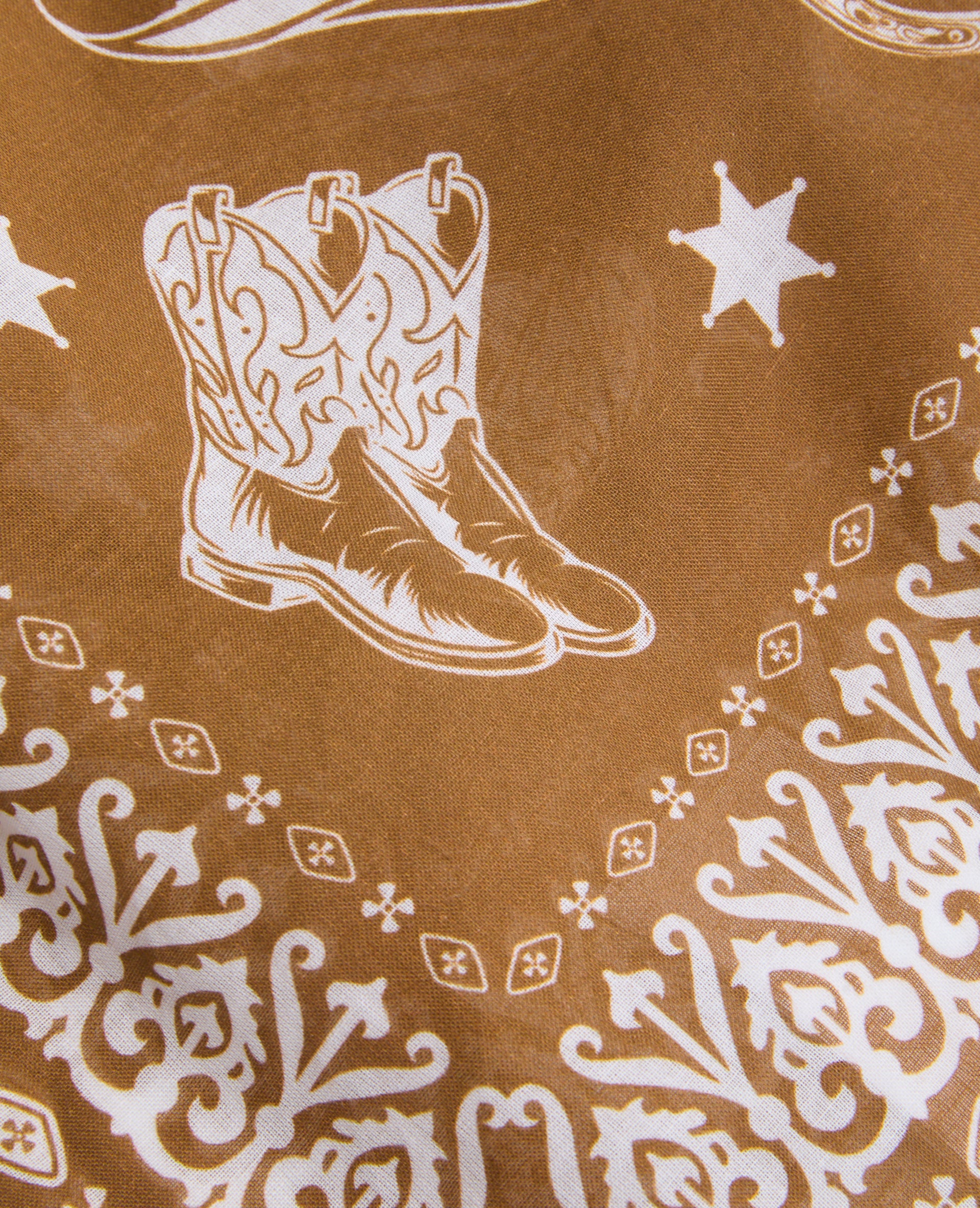 Foulard bandana avec santiags