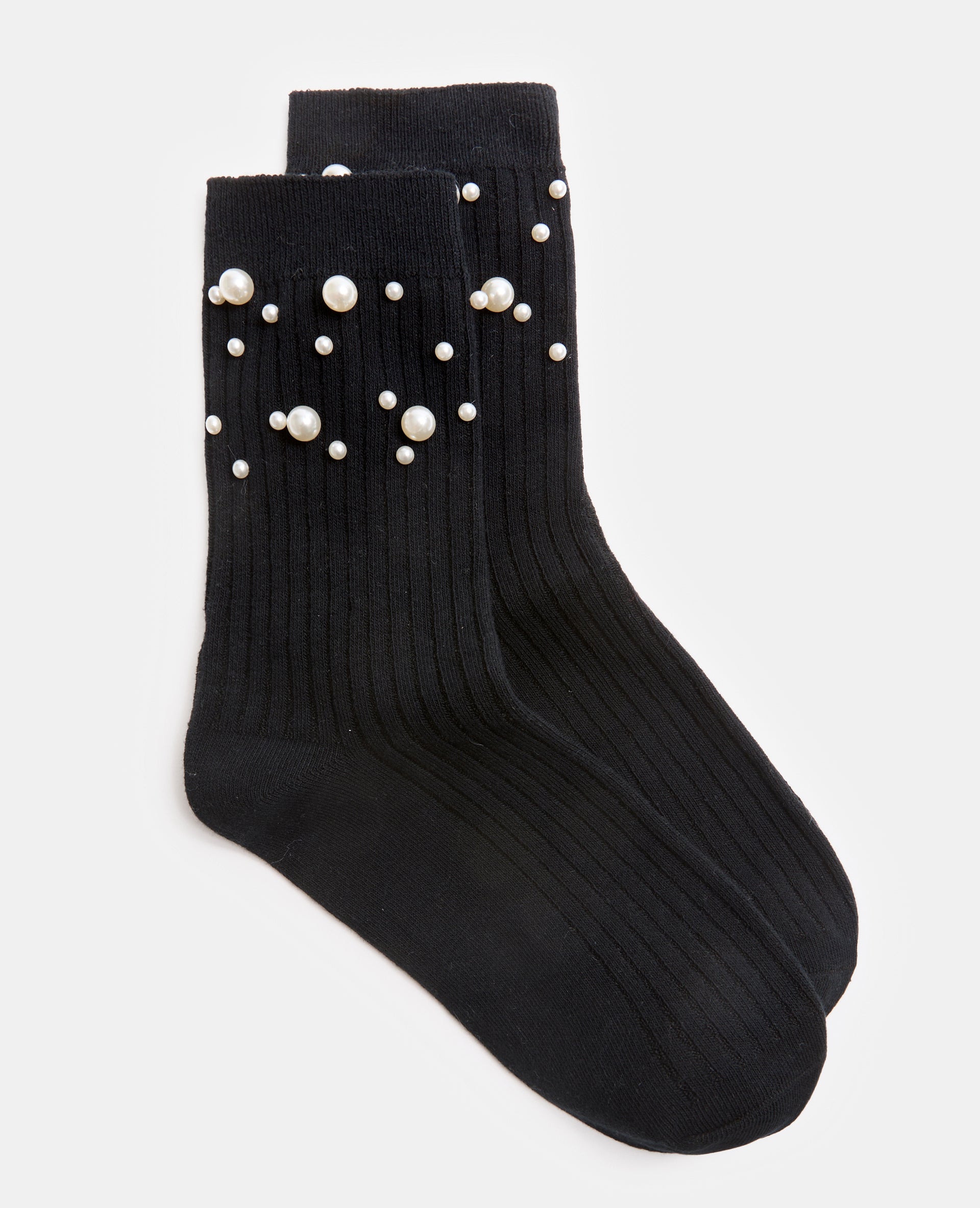 Paire de chaussettes avec perles