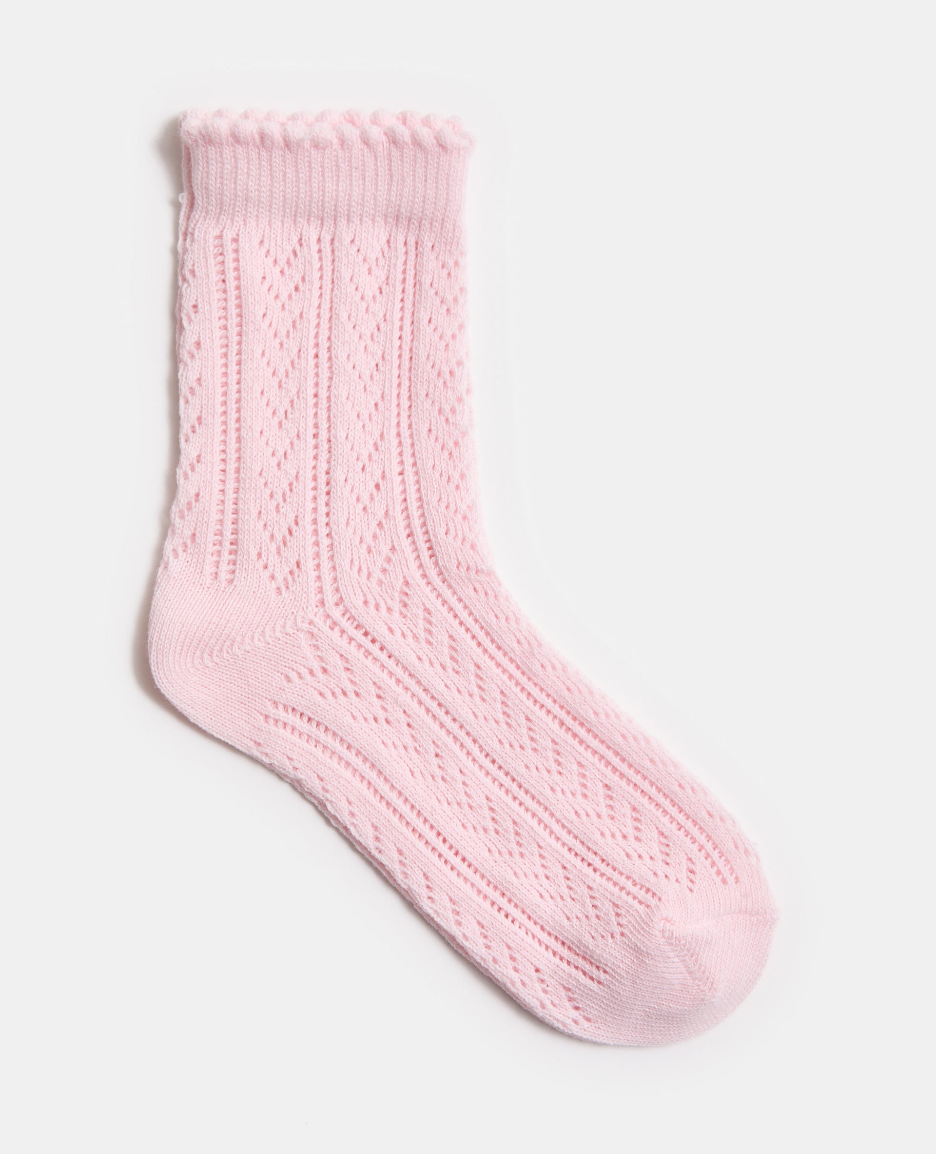 Paire de chaussettes en maille ajourée