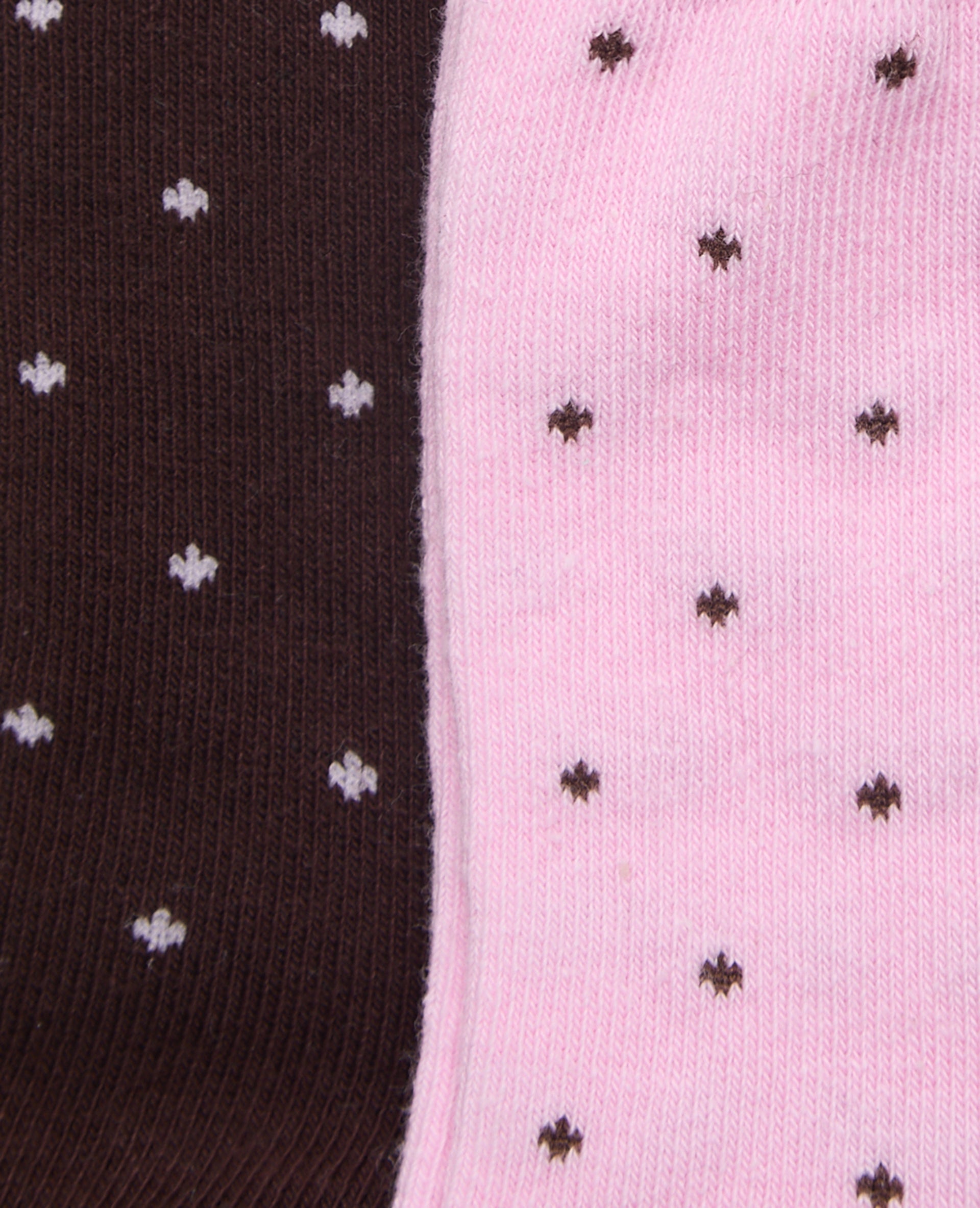 Lot de 2 paires de chaussettes avec pois