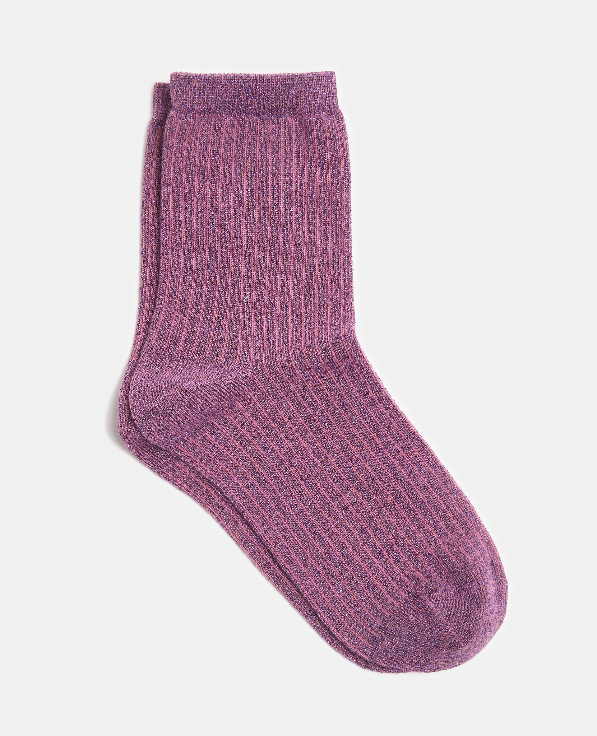 Paire de chaussettes avec fils lurex