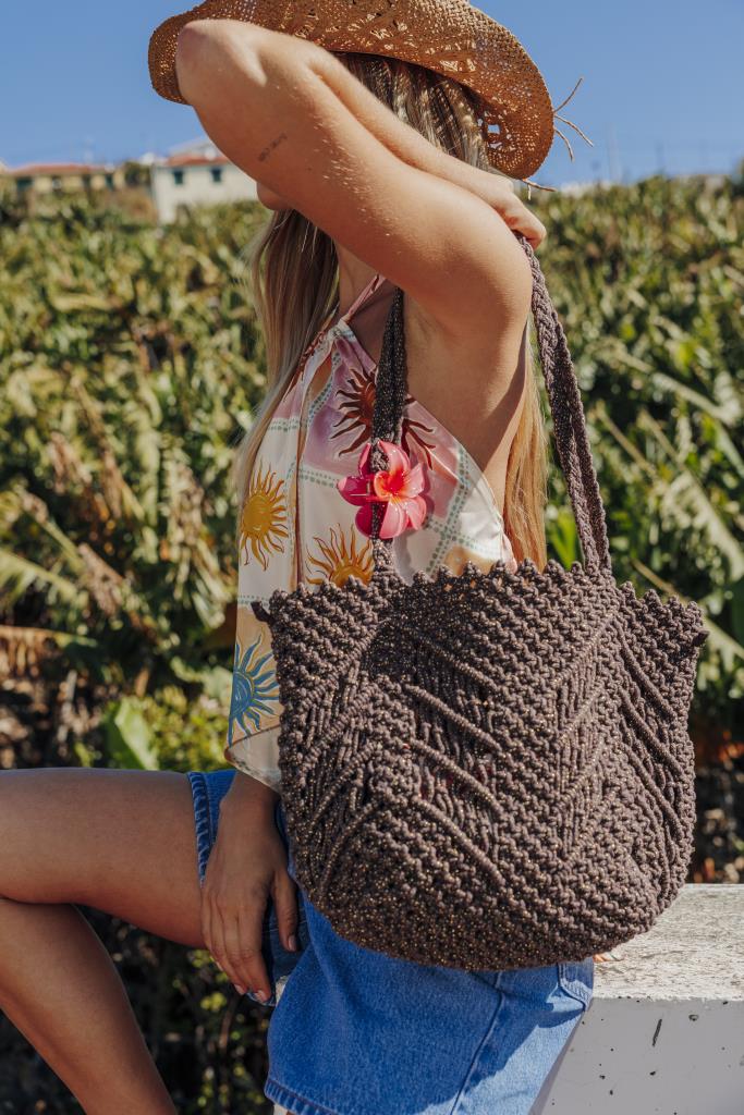 Sac en crochet avec lurex