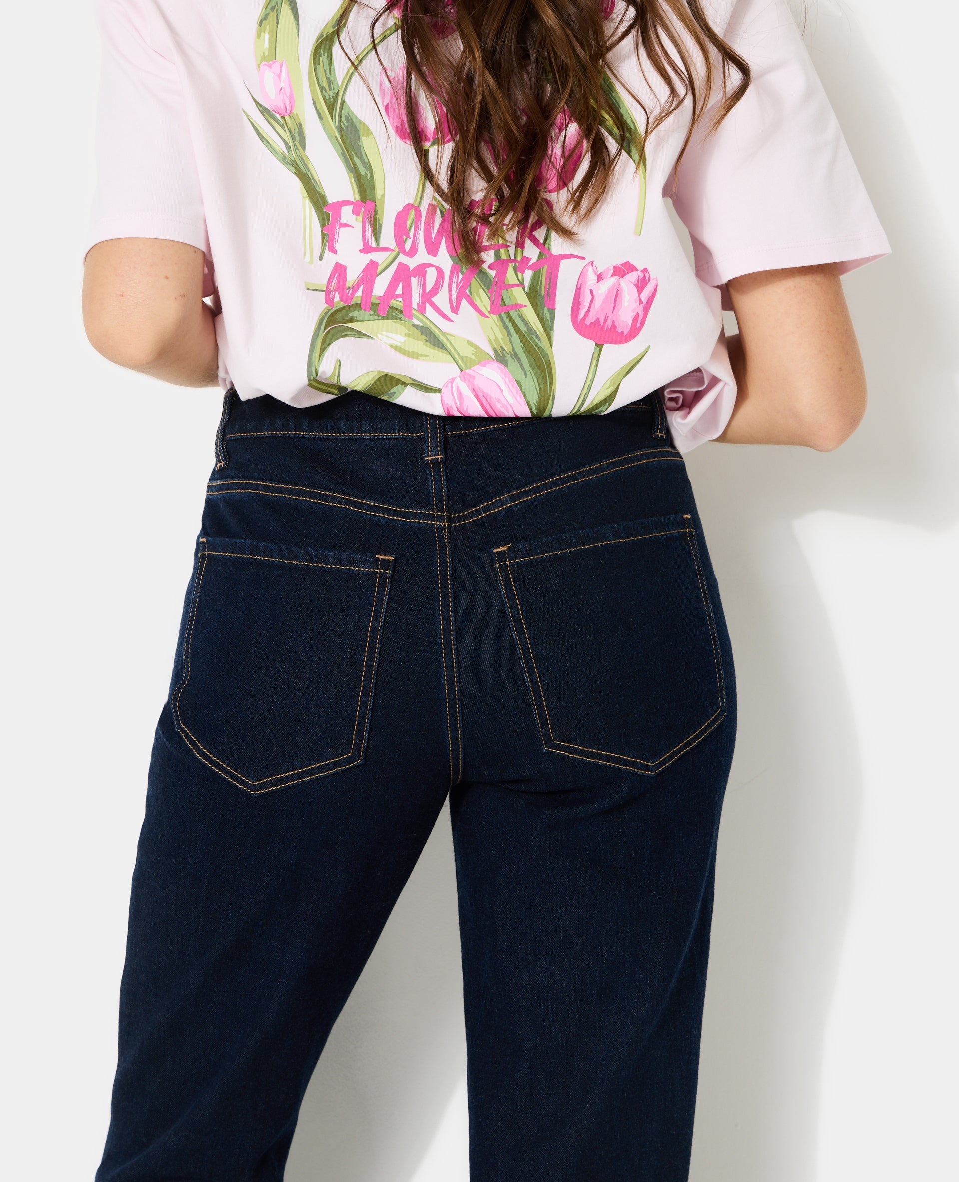 J74-1 / Jean flare taille haute