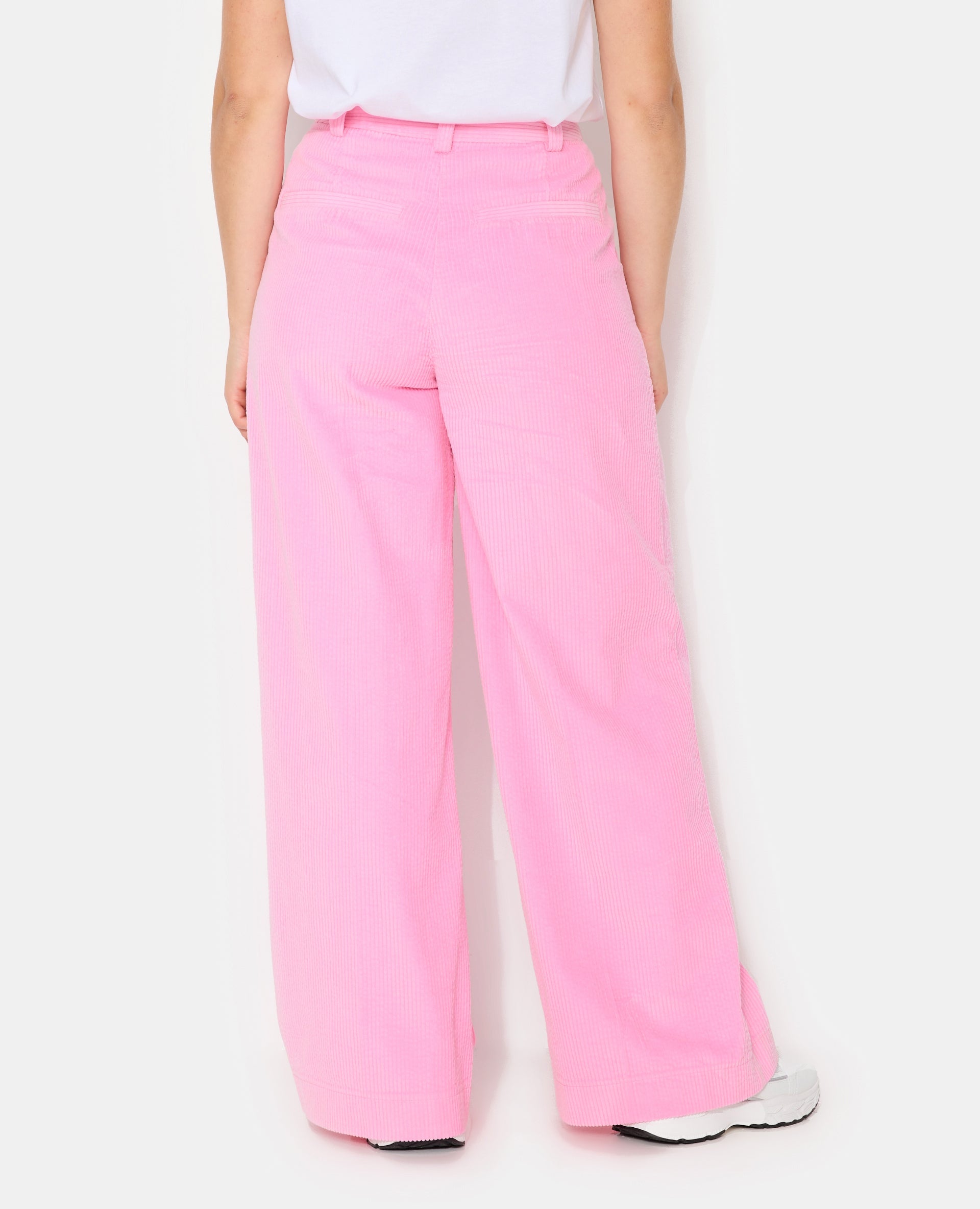 Pantalon large en velours grosse côte