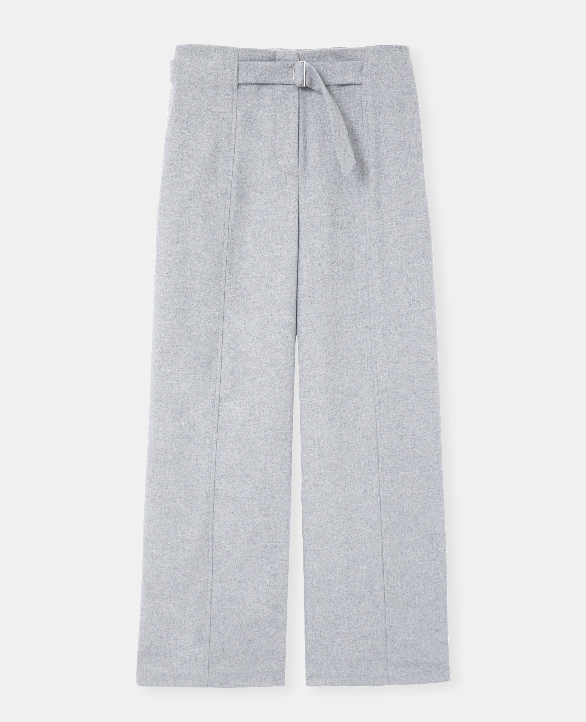 Pantalon droit avec laine