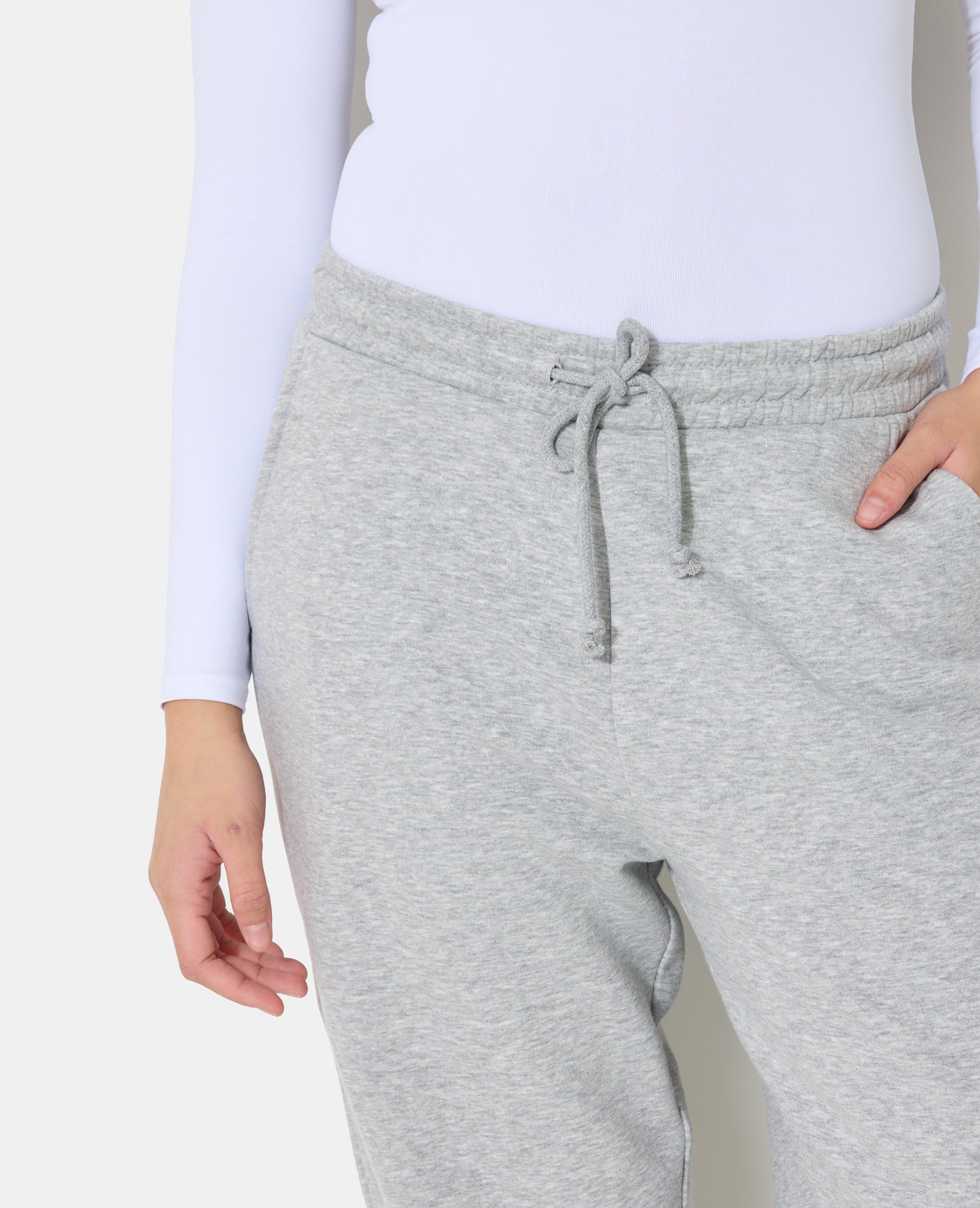 Pantalon de jogging en molleton bas élastiqués