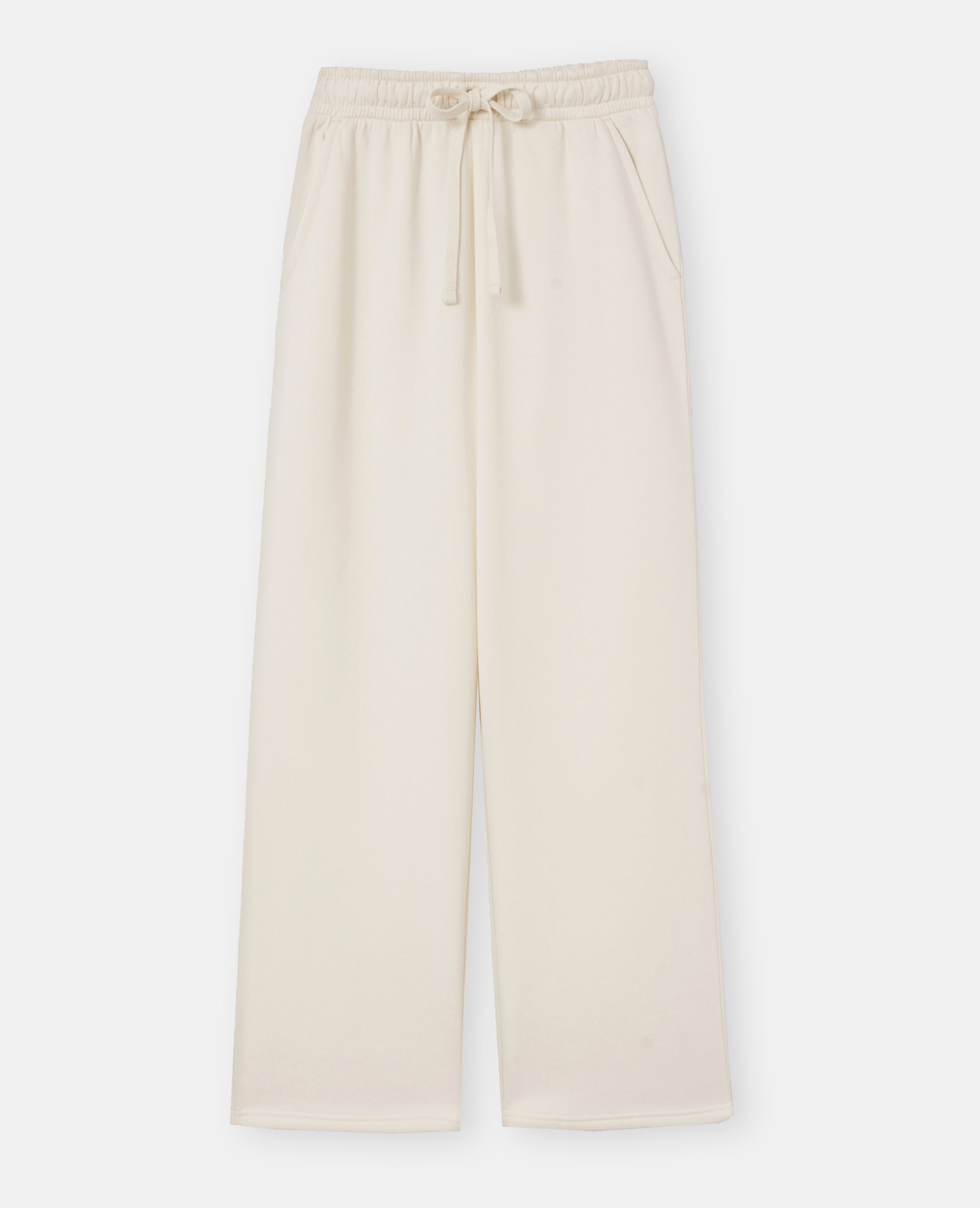 Pantalon de jogging en molleton bas droits