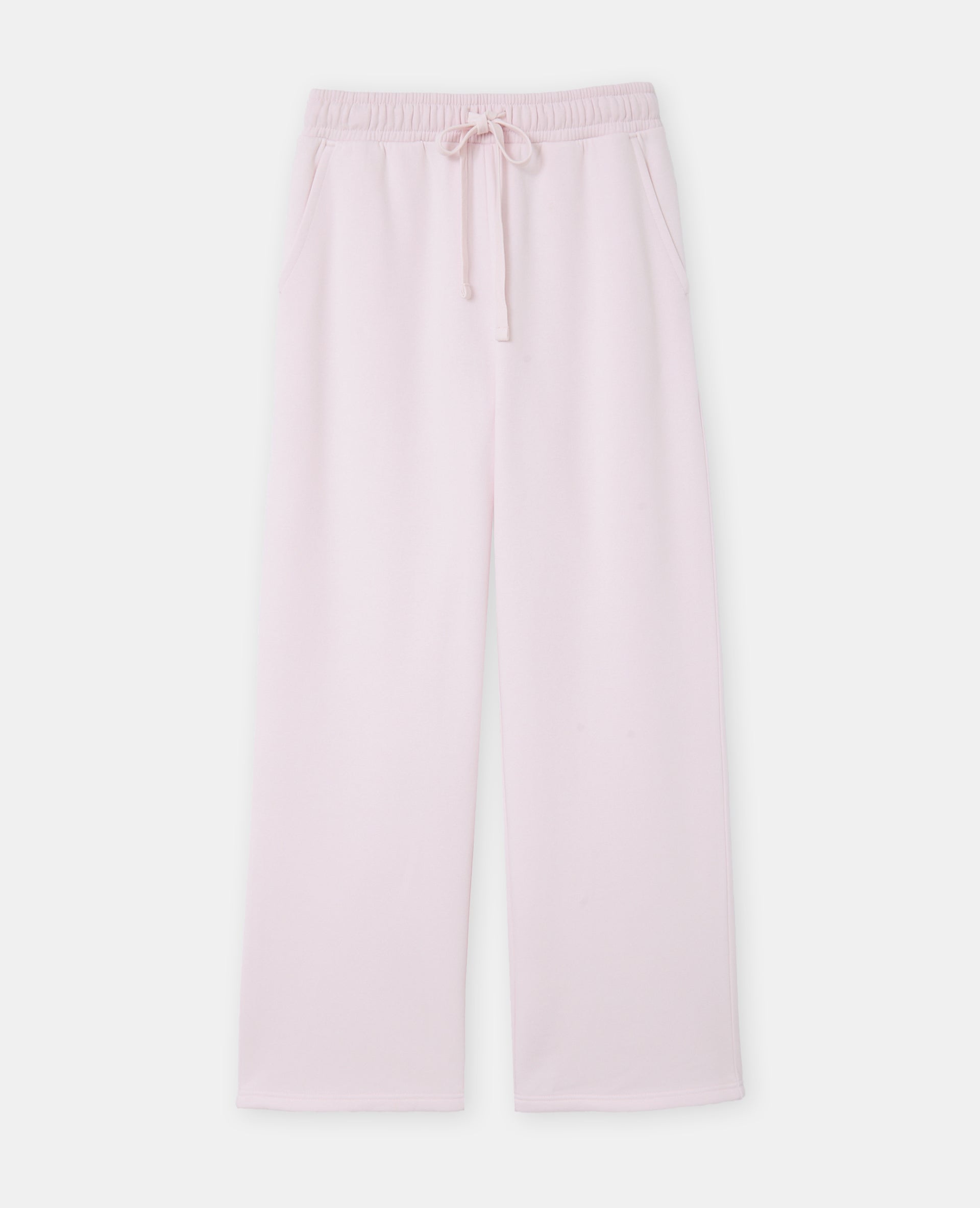 Pantalon de jogging bas droits en molleton