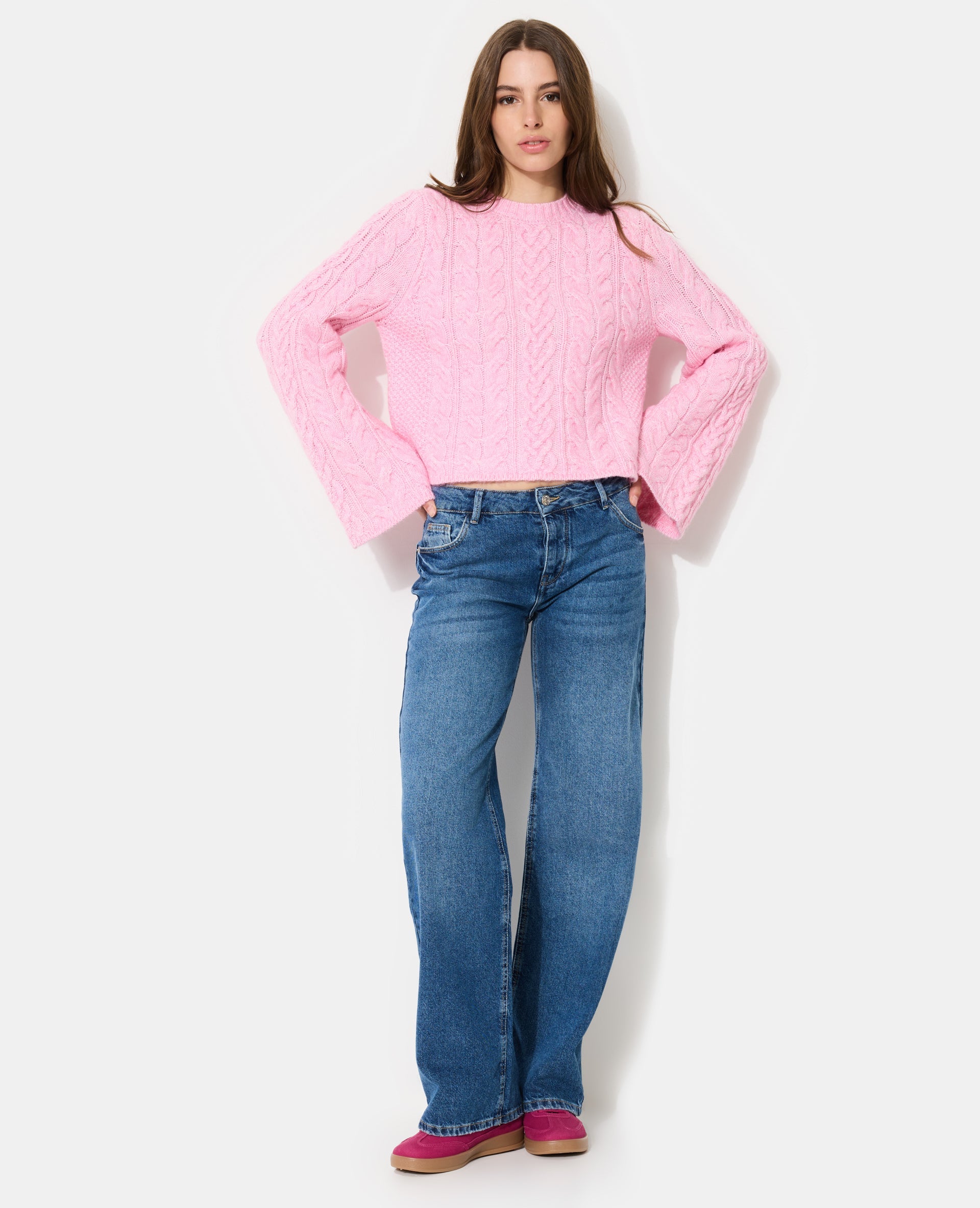 J71-3 / Jean wide taille basse