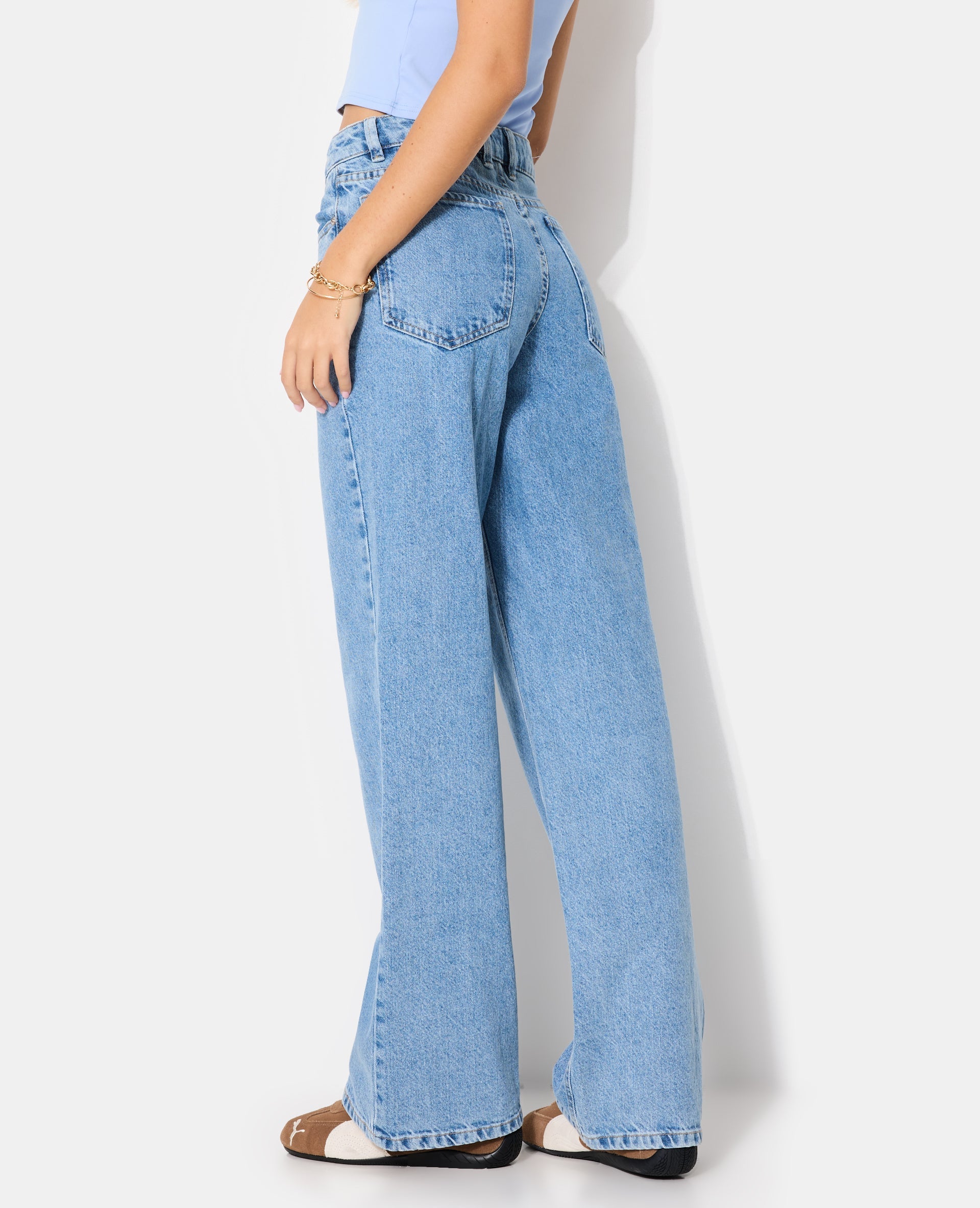 J71-2 / Jean wide loose taille medium