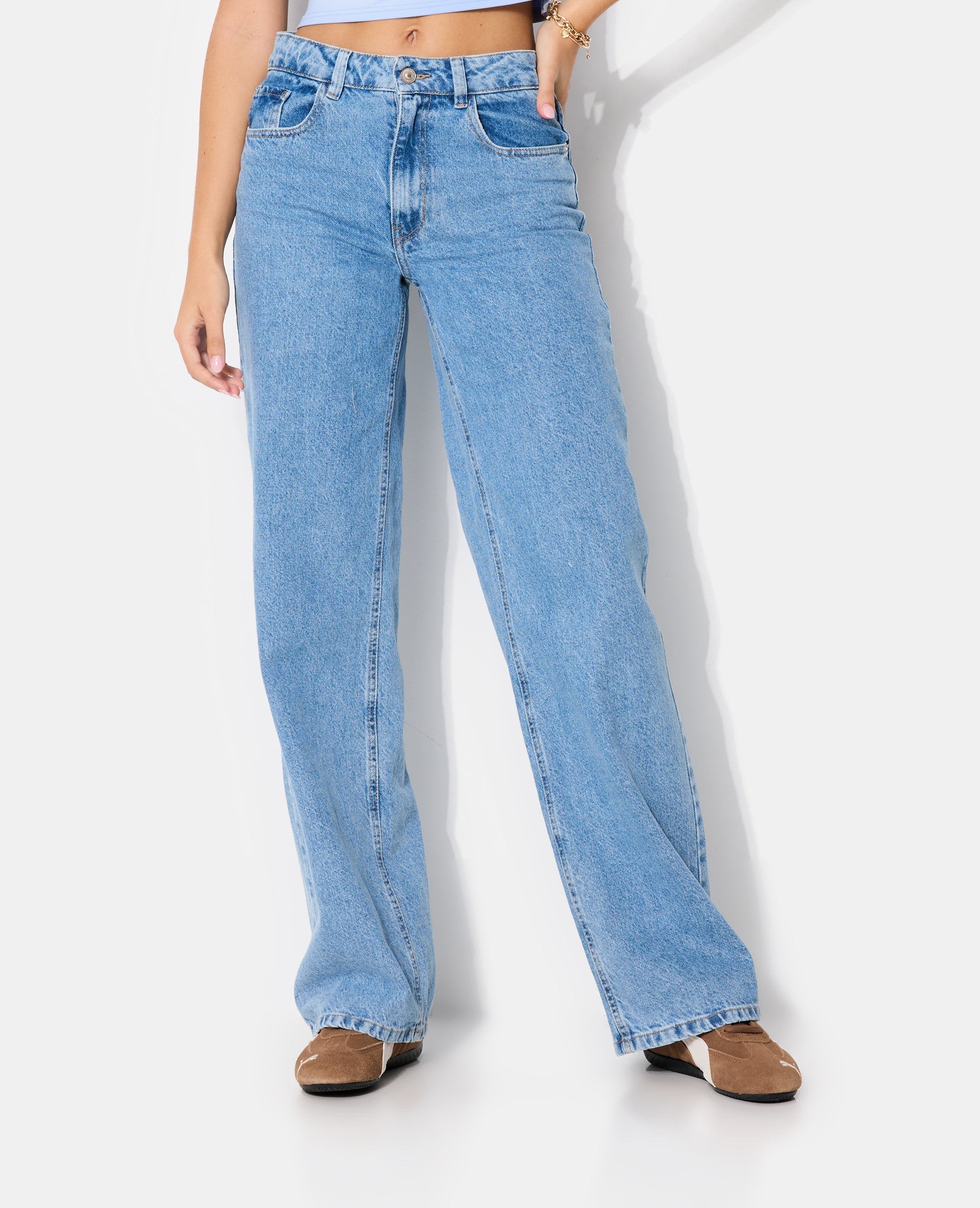 J71-2 / Jean wide loose taille medium