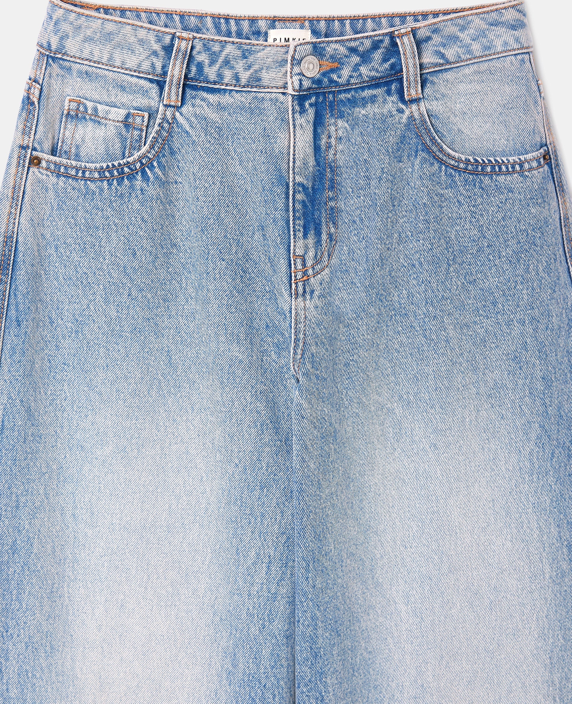 Jean extra wide taille haute