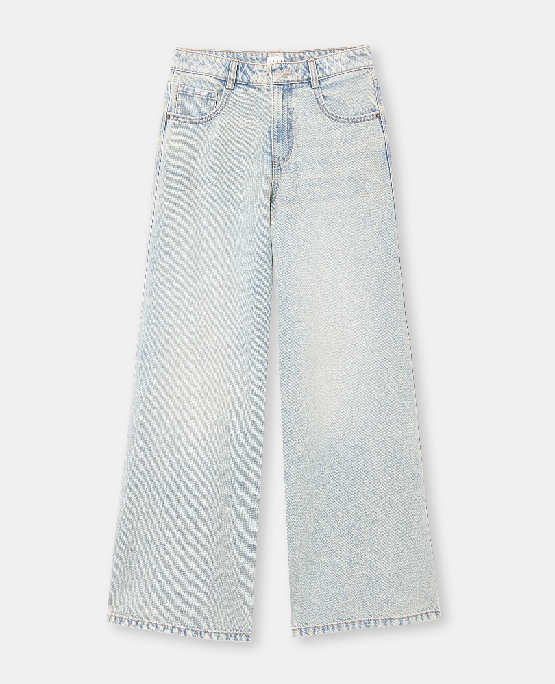 Jean extra wide taille haute