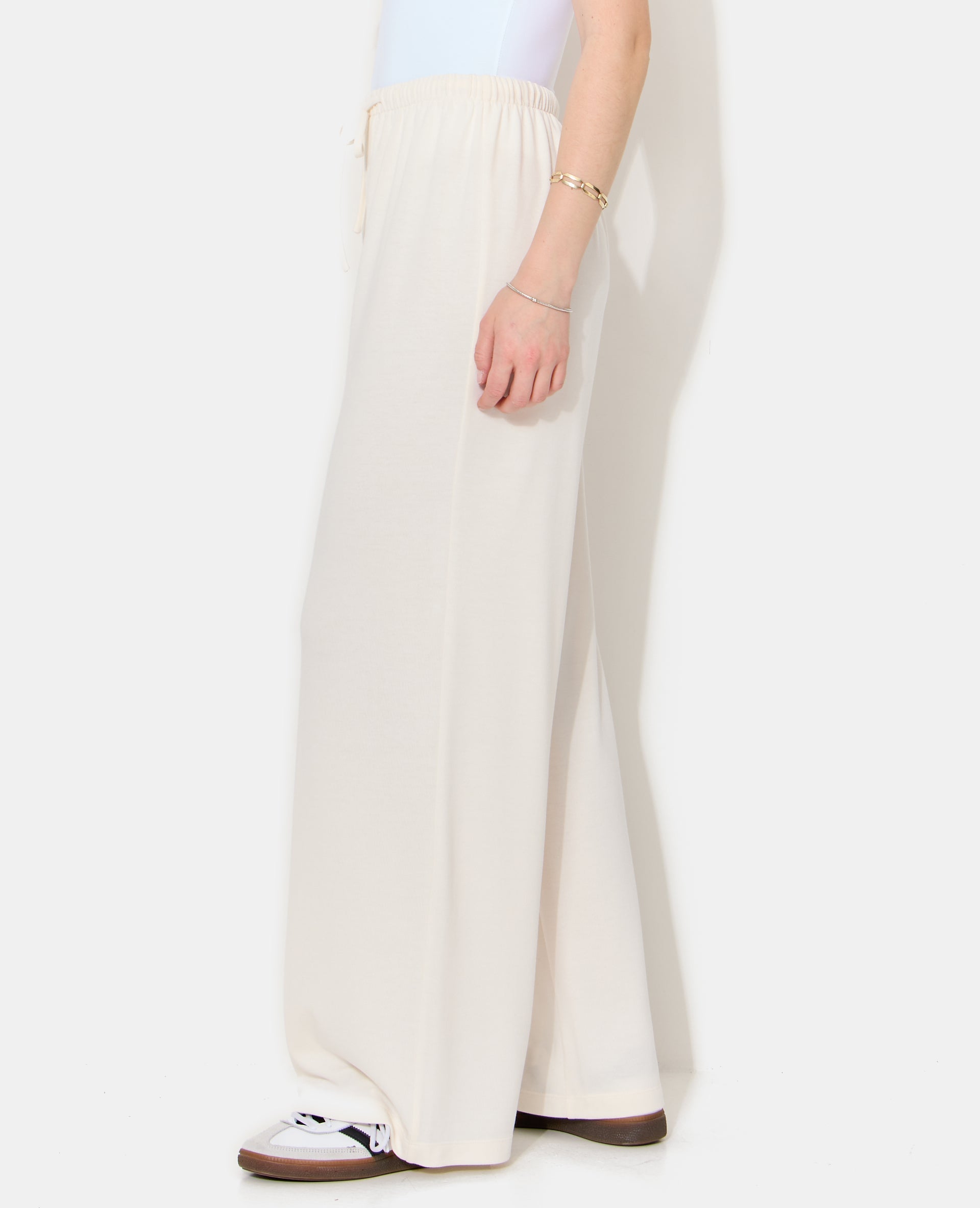 Pantalon ample en tissu doux