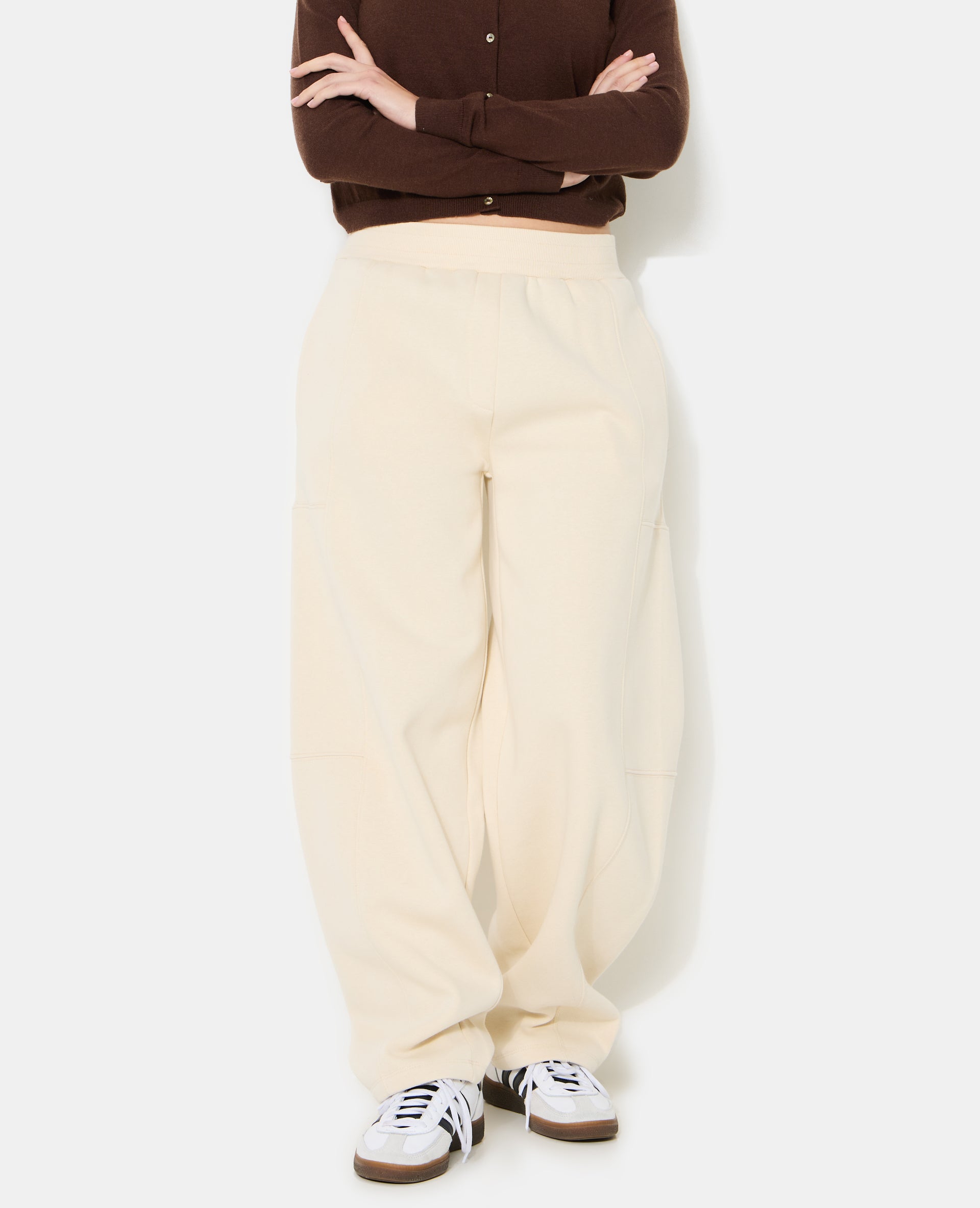 Pantalon de jogging forme barrel