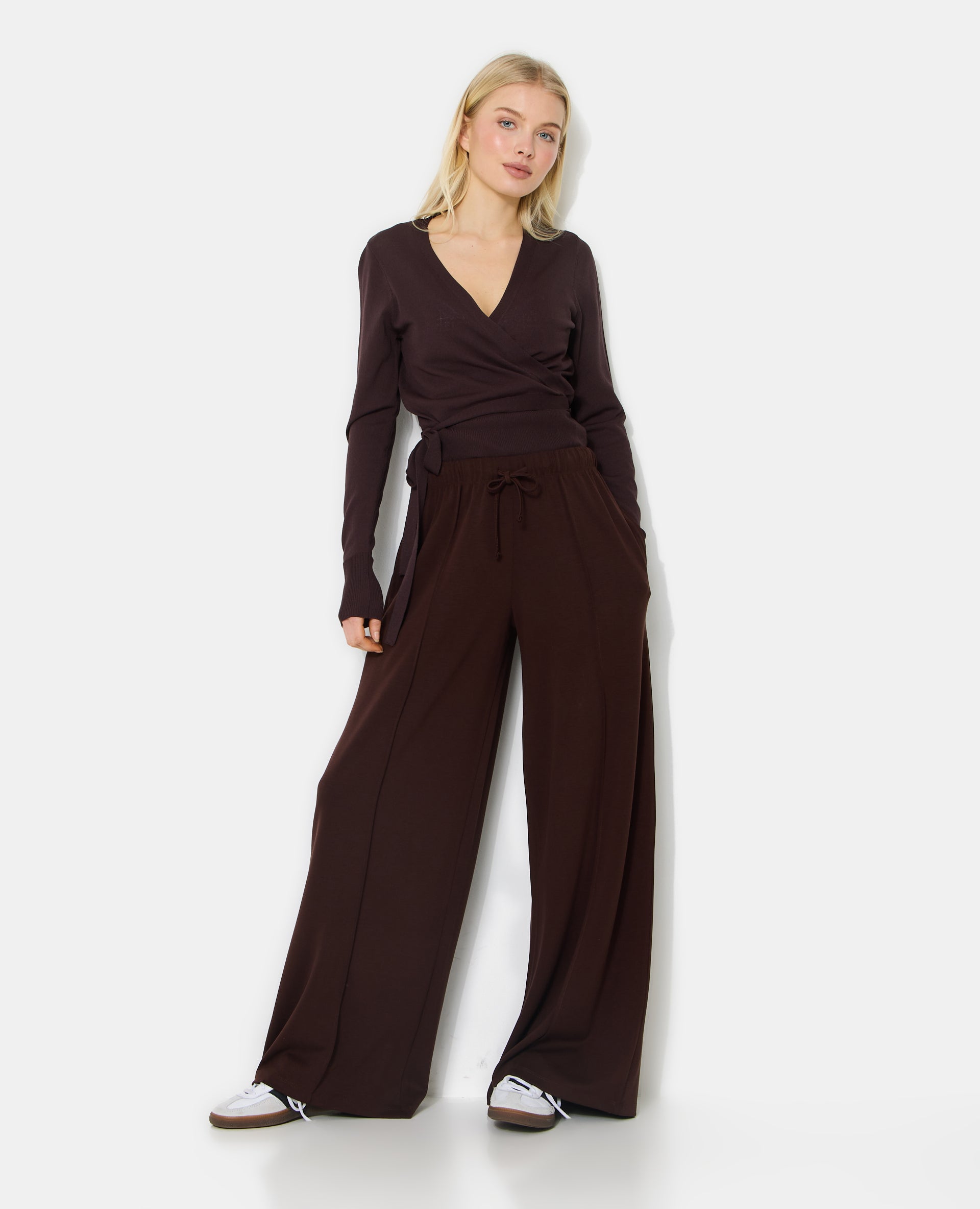 Pantalon de jogging wide taille basse