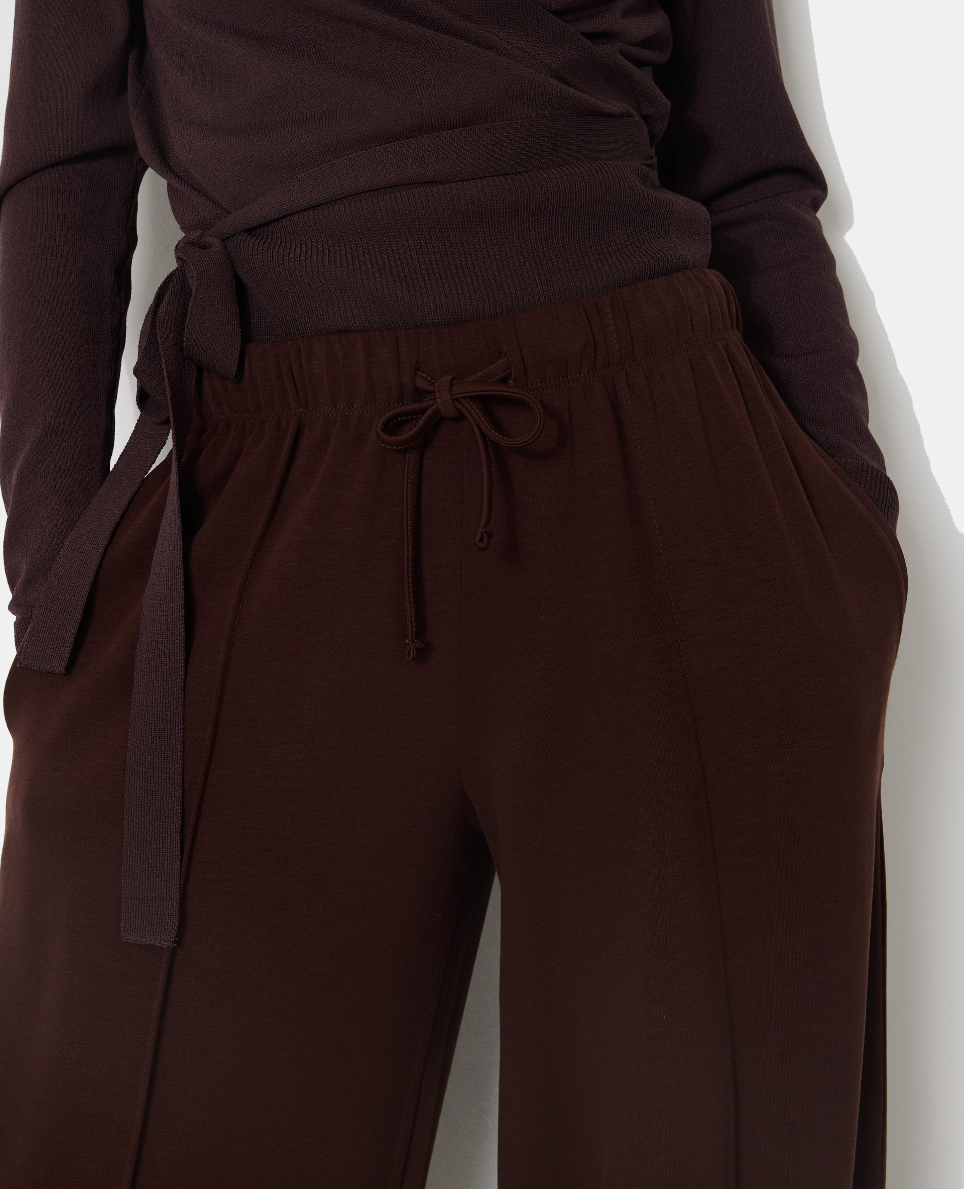 Pantalon de jogging wide taille basse