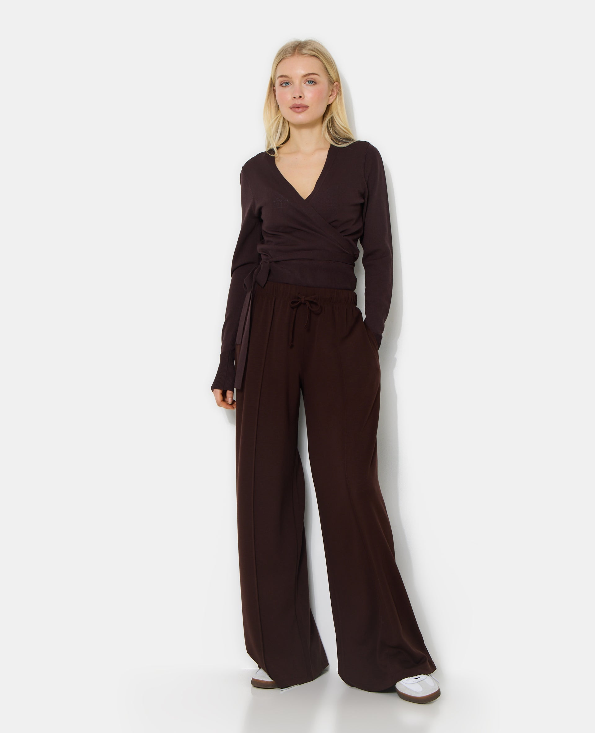 Pantalon de jogging wide taille basse