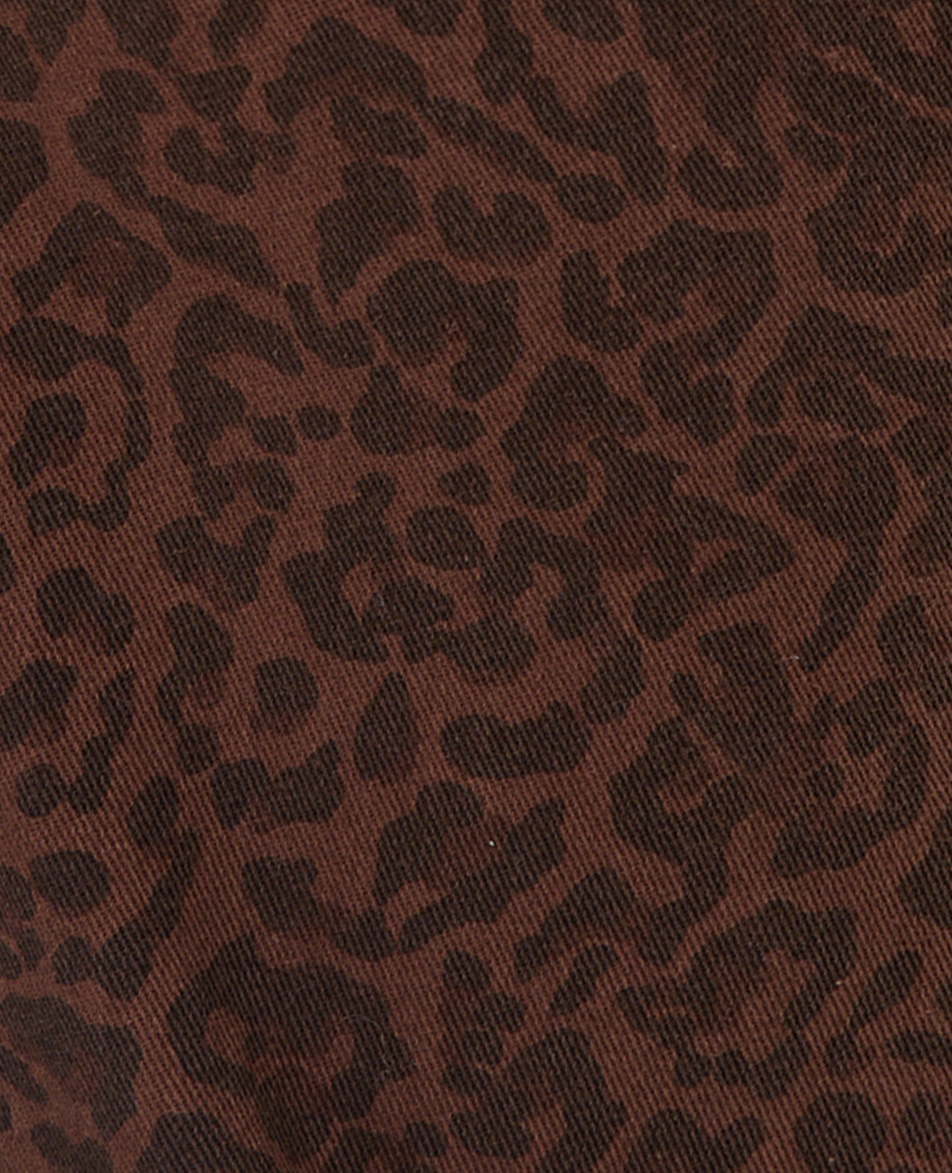 J71-2 / Jean wide taille medium motif léopard