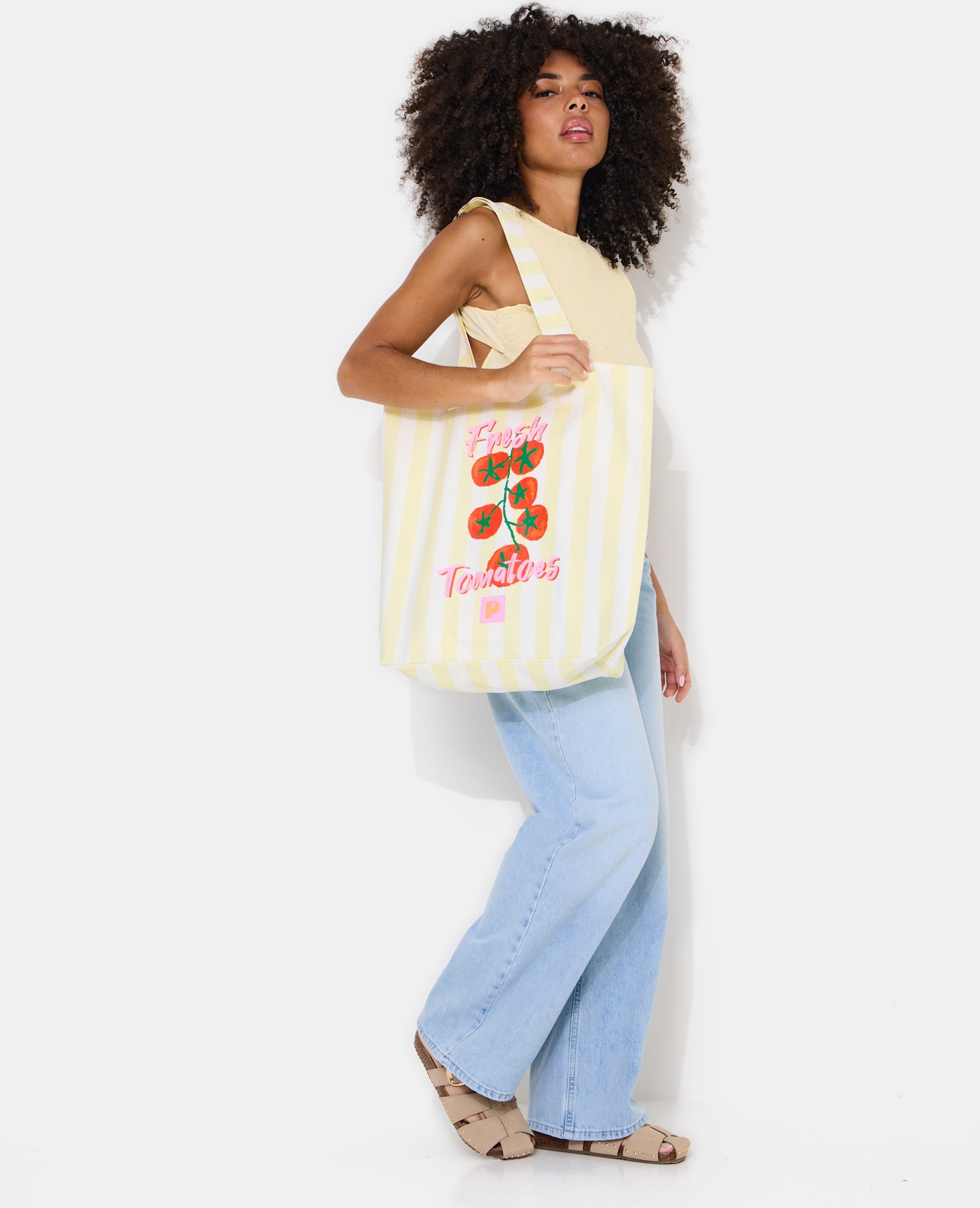 Jean wide taille basse avec double boutonnage