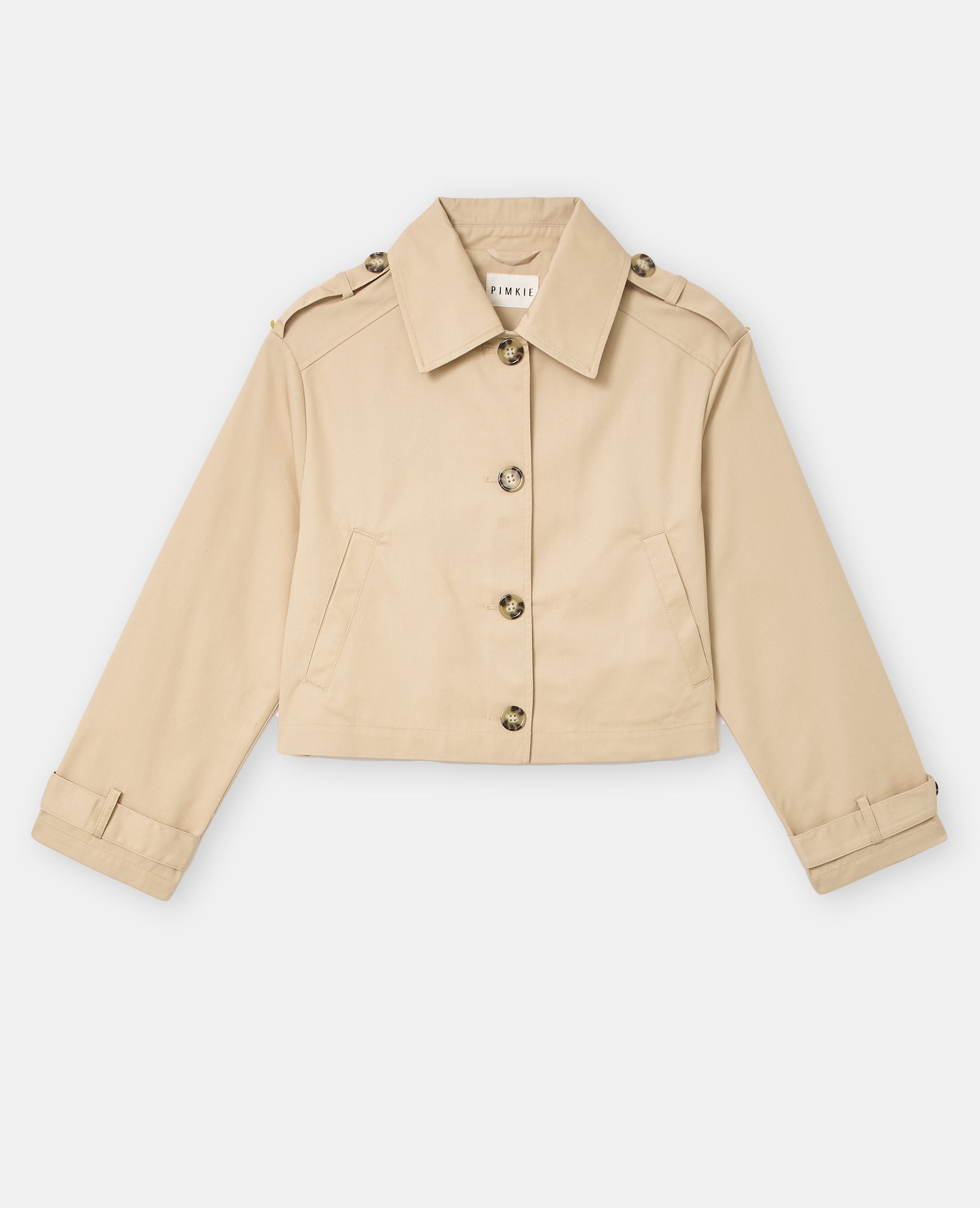 Veste courte façon trench