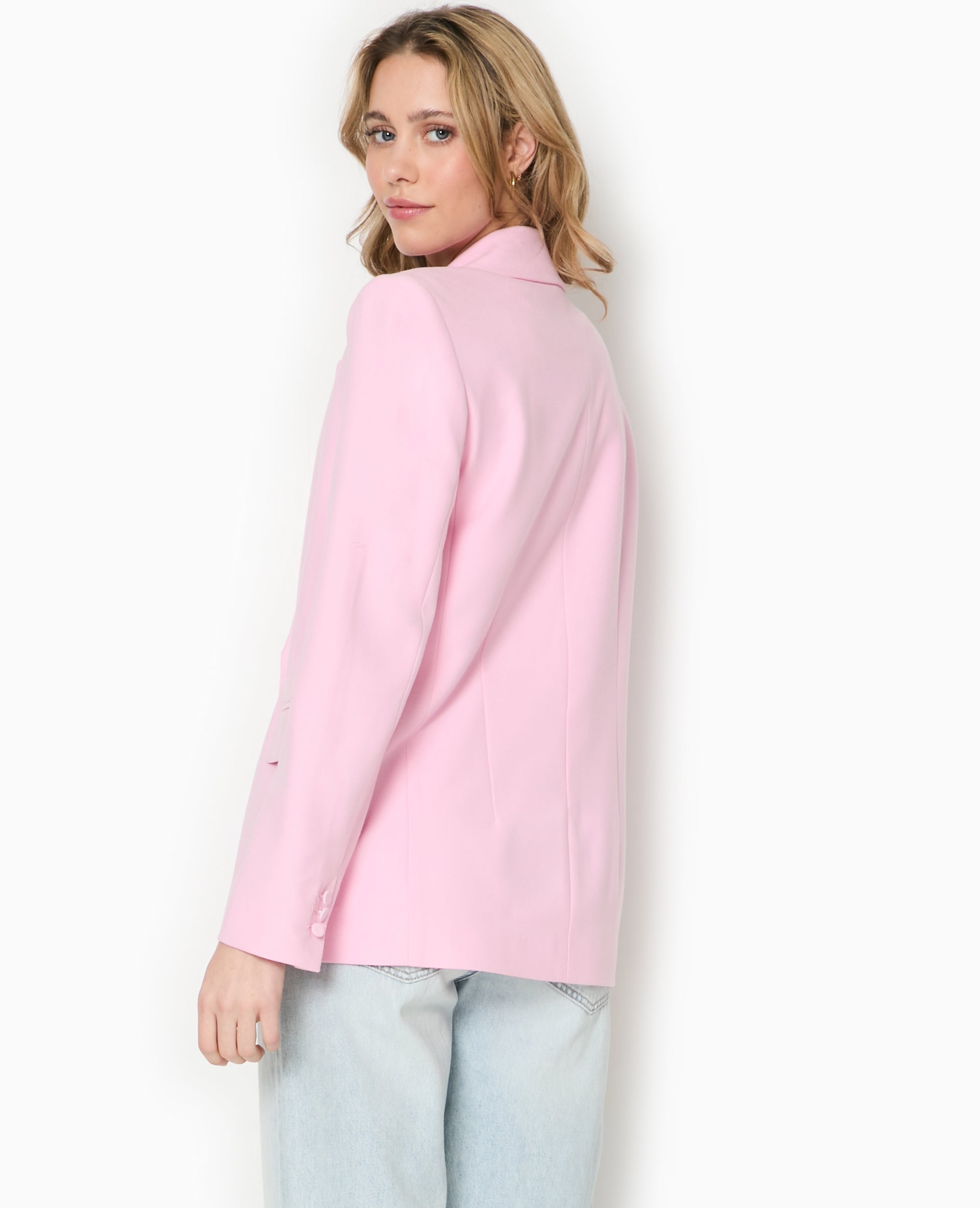 Veste tailleur avec double boutonnage