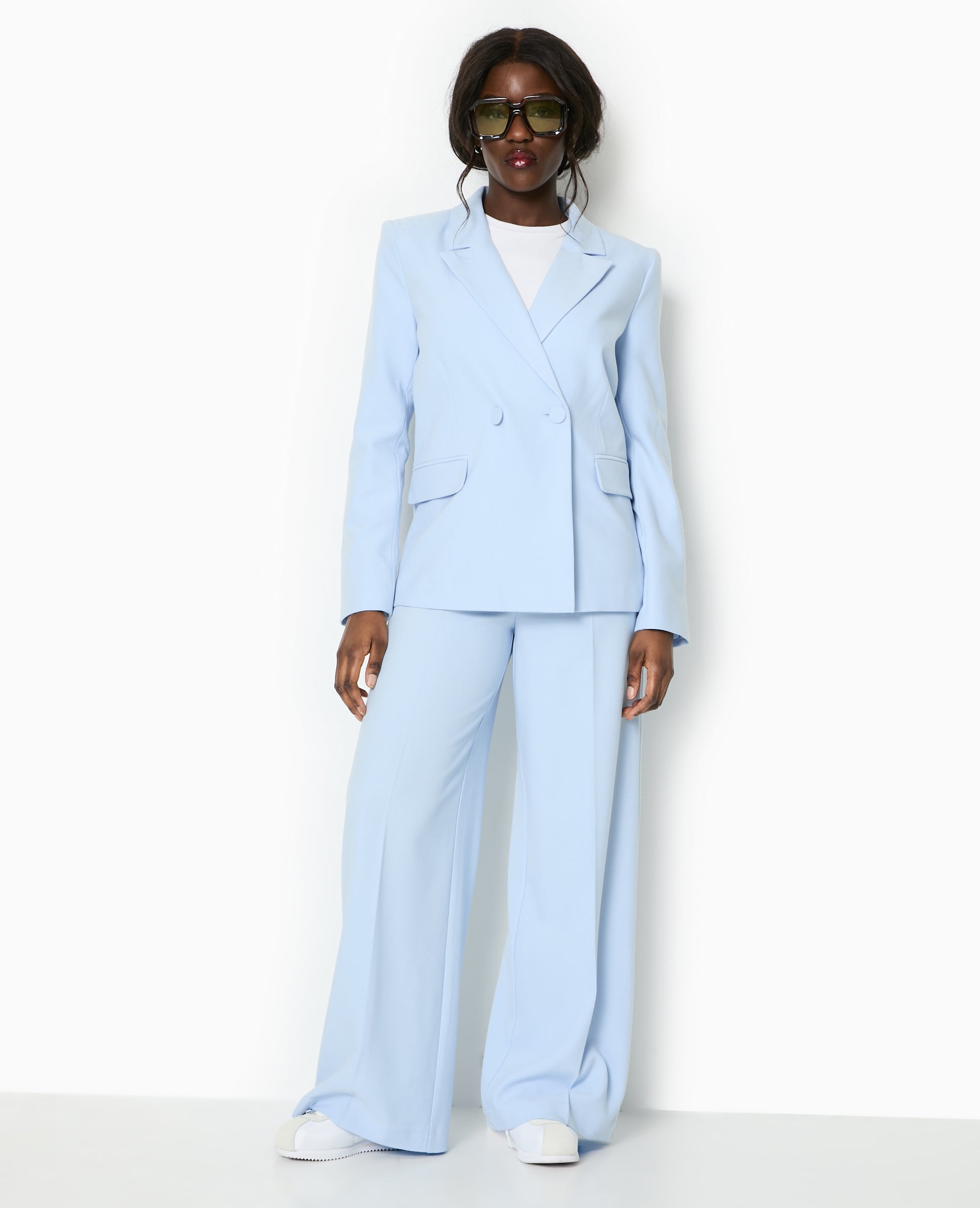 Veste tailleur avec double boutonnage