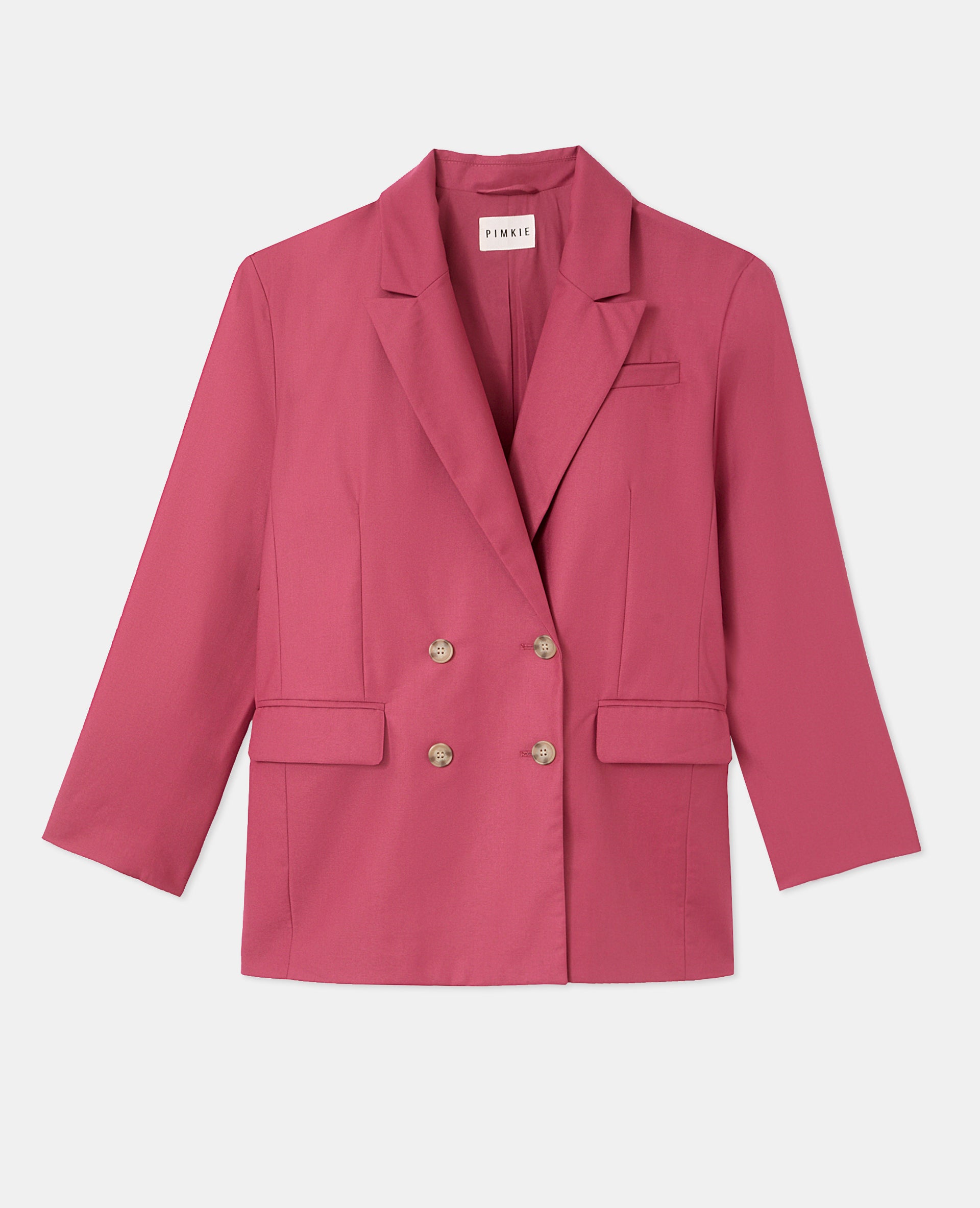 Veste blazer oversize avec double boutonnage