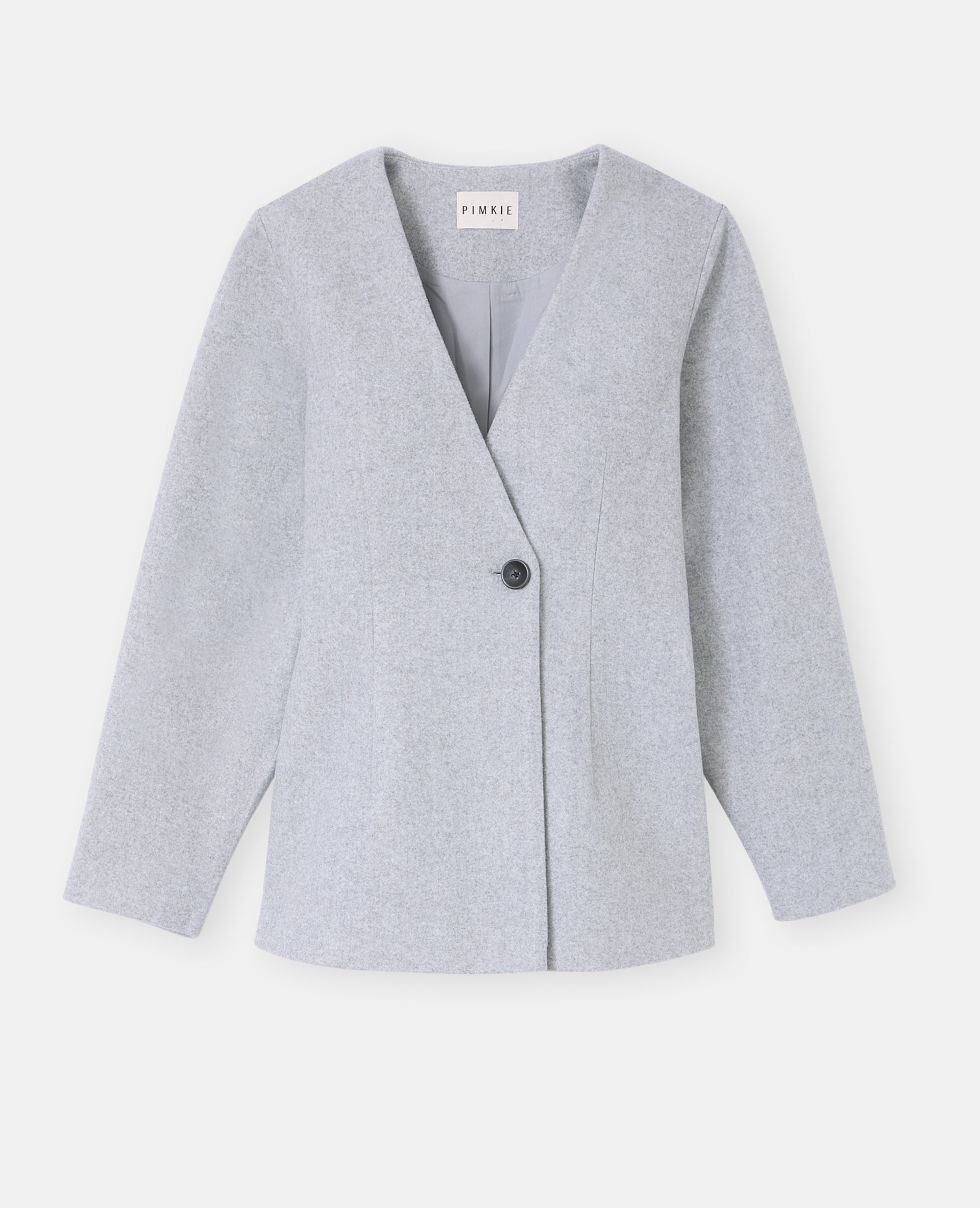 Veste cintrée effet drap de laine