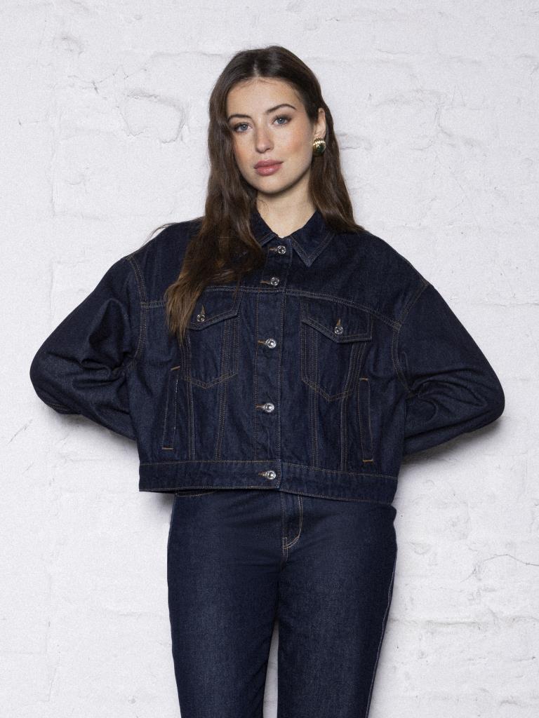 Veste en jean courte