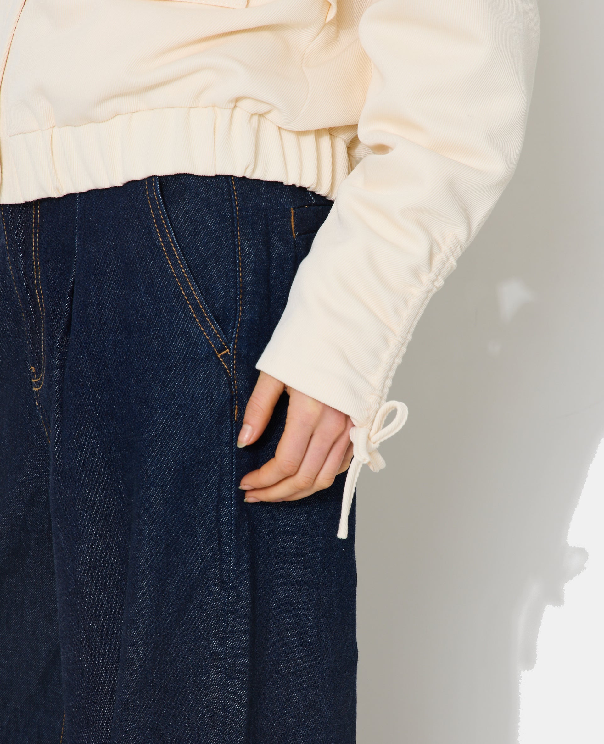 Veste légère en tissu texturé