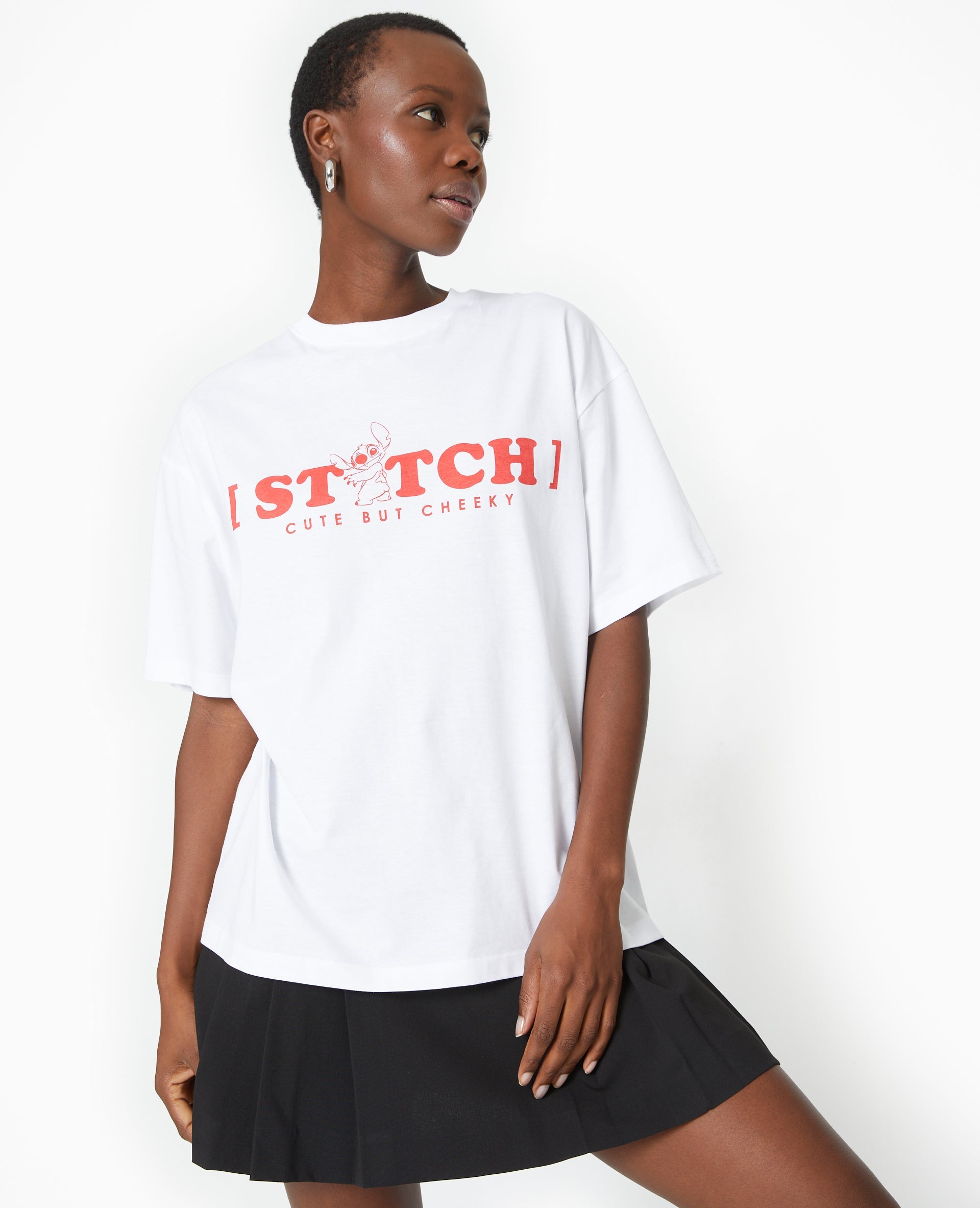 T-shirt oversize avec prints STITCH