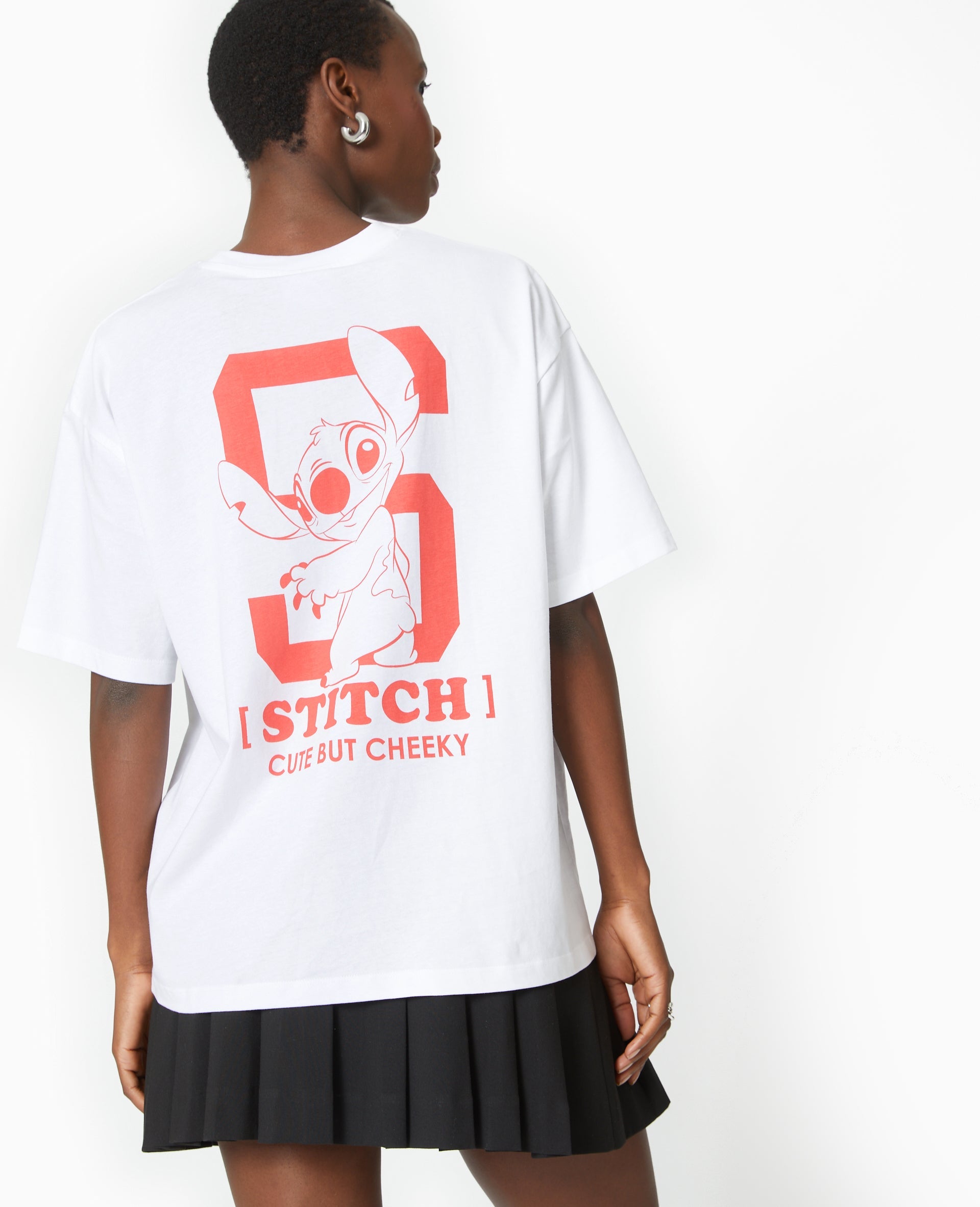 T-shirt oversize avec prints STITCH