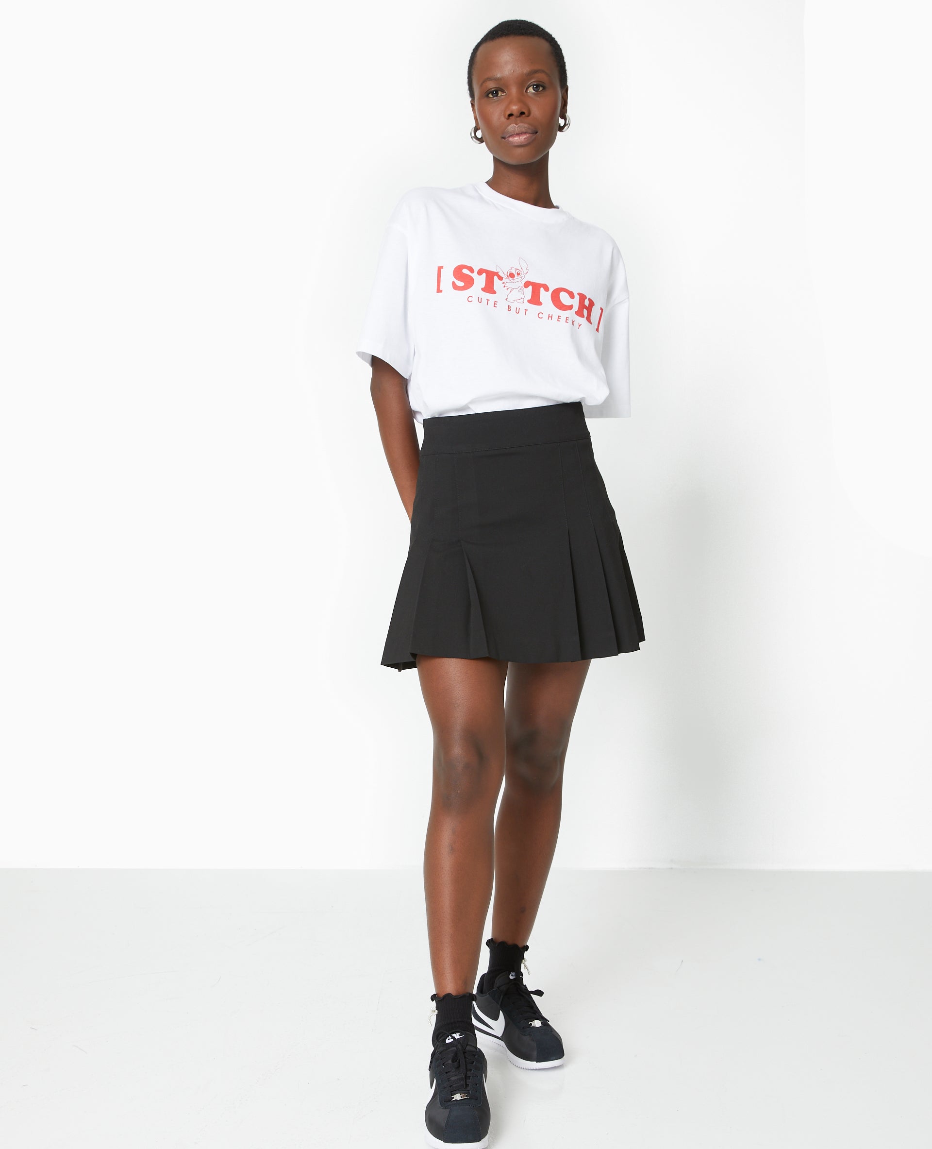 T-shirt oversize avec prints STITCH