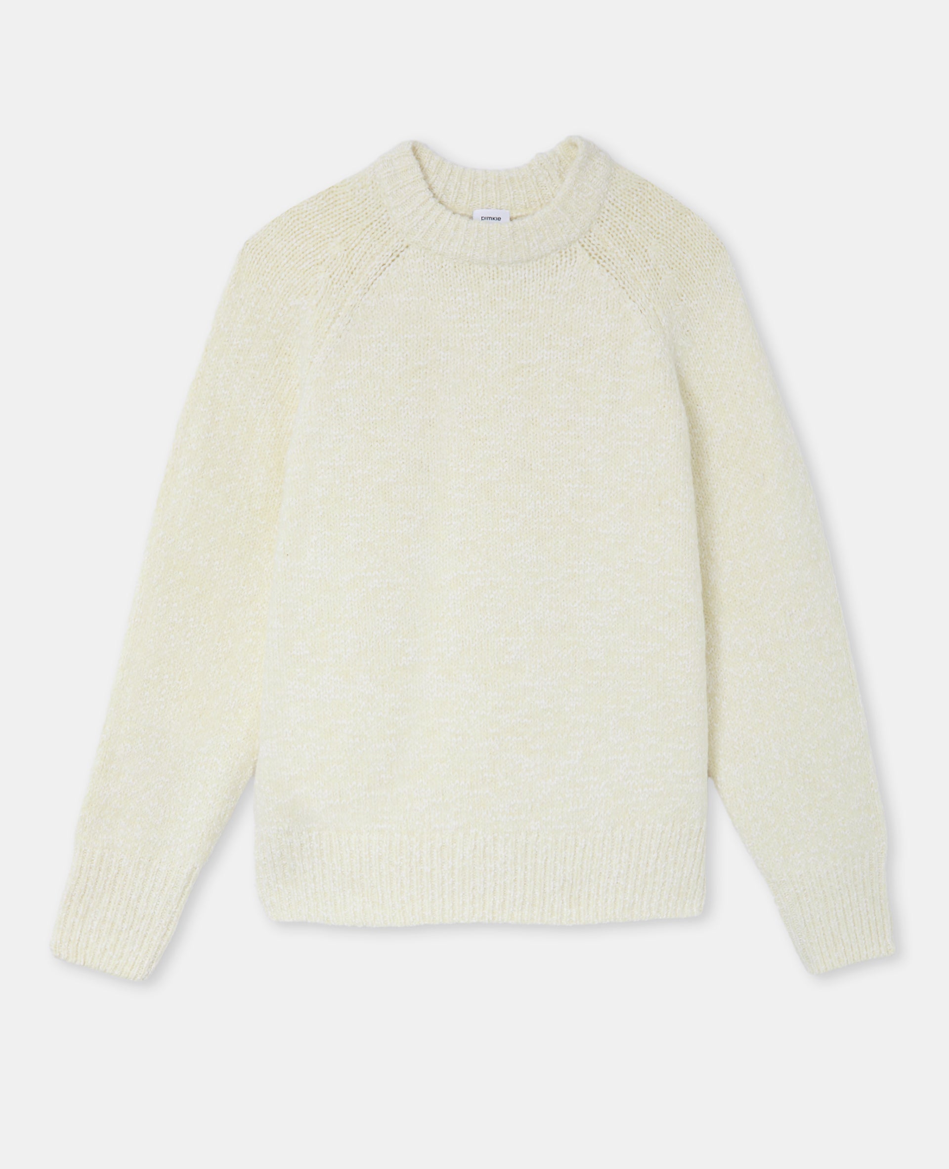 Pull en maille moulinée