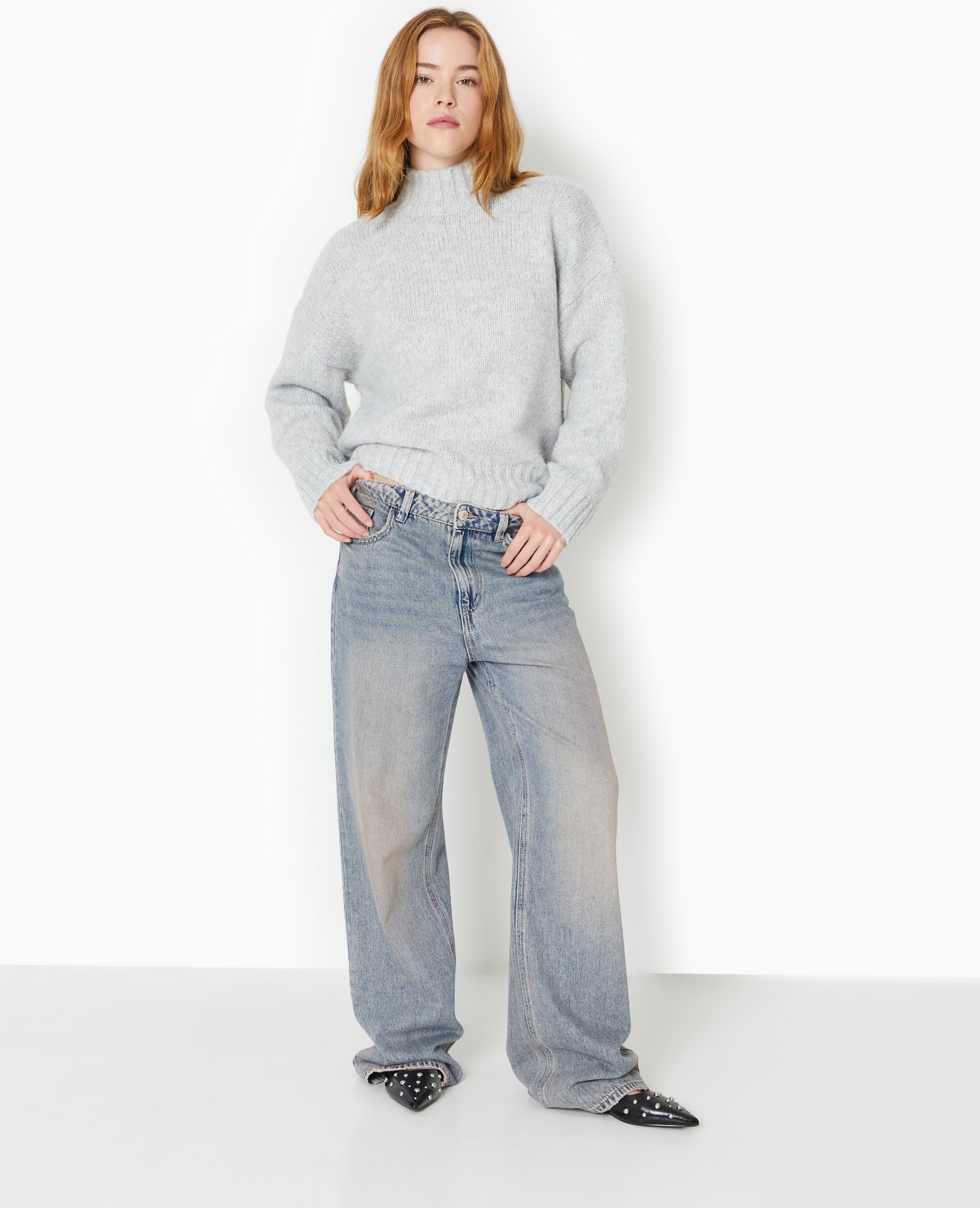 Pull col montant