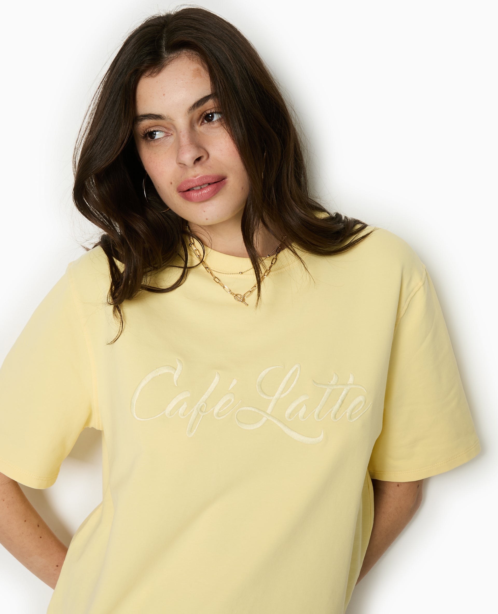 T-shirt épais avec broderie