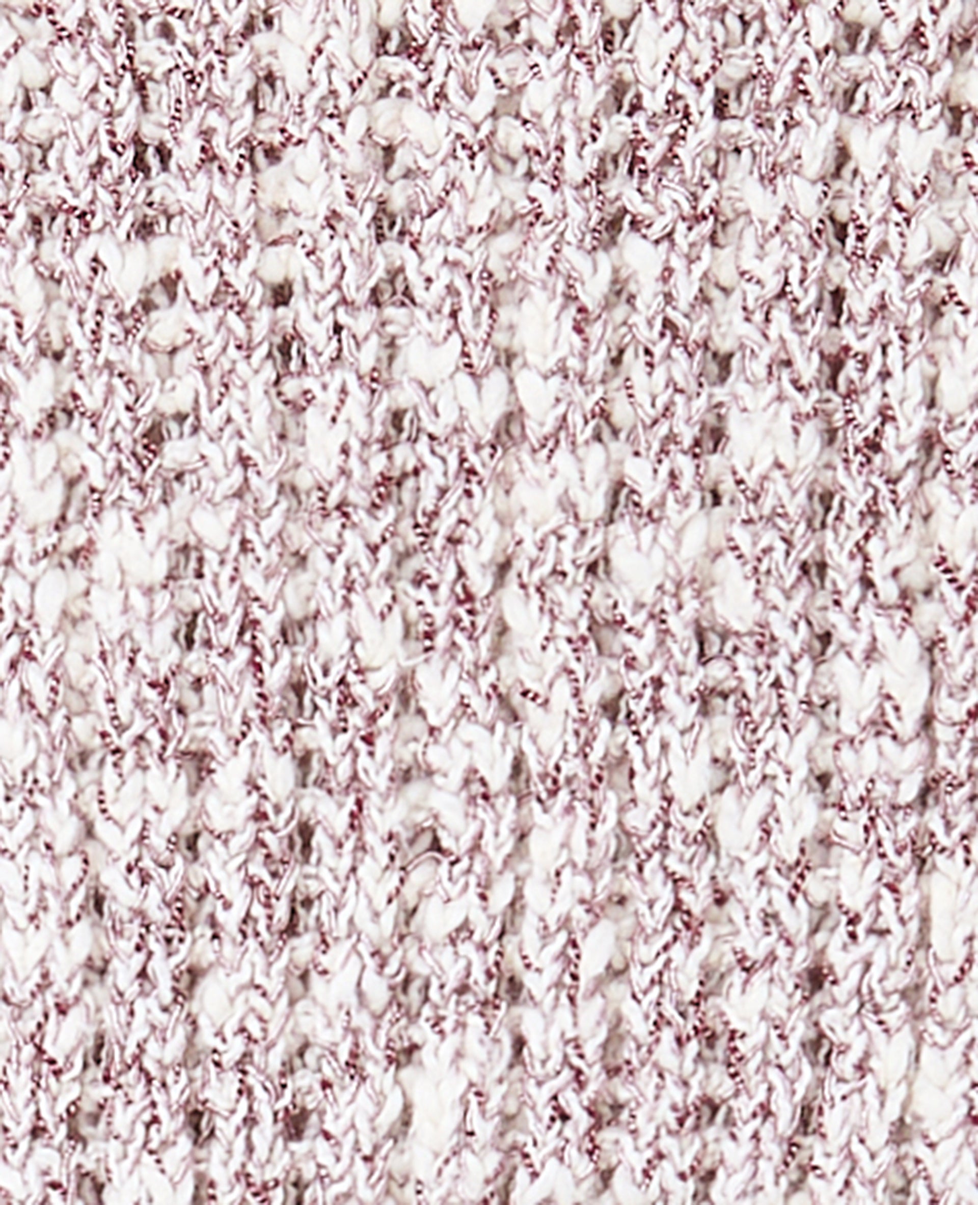 Pull sans manches en maille moulinée