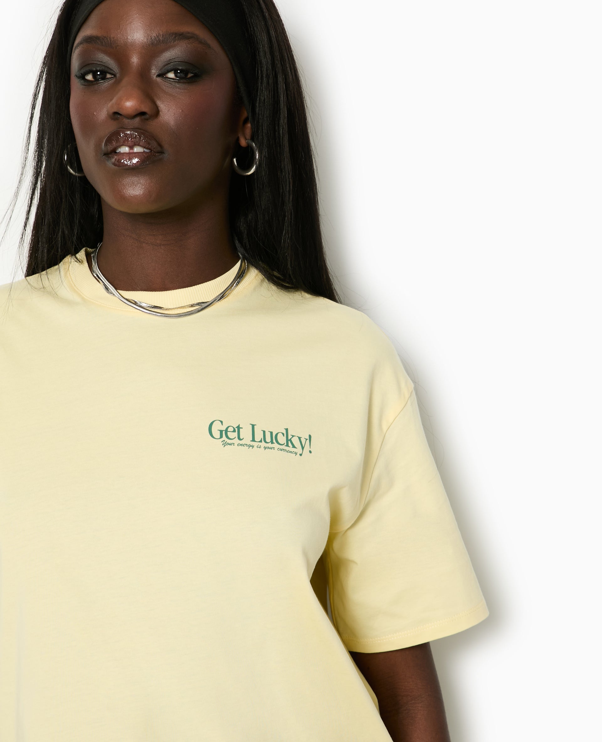 T-shirt oversize avec print devant et dos