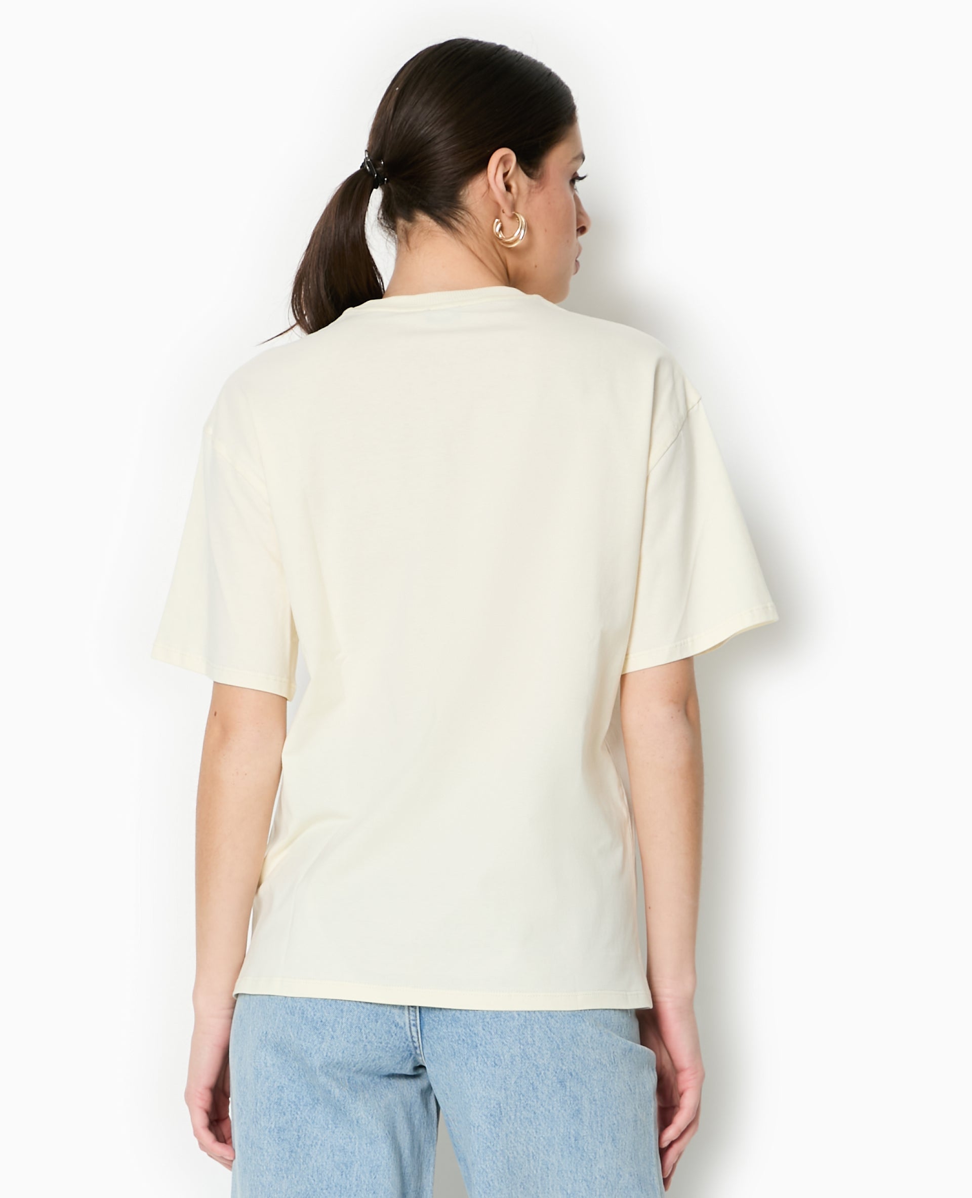 T-shirt oversize avec print devant