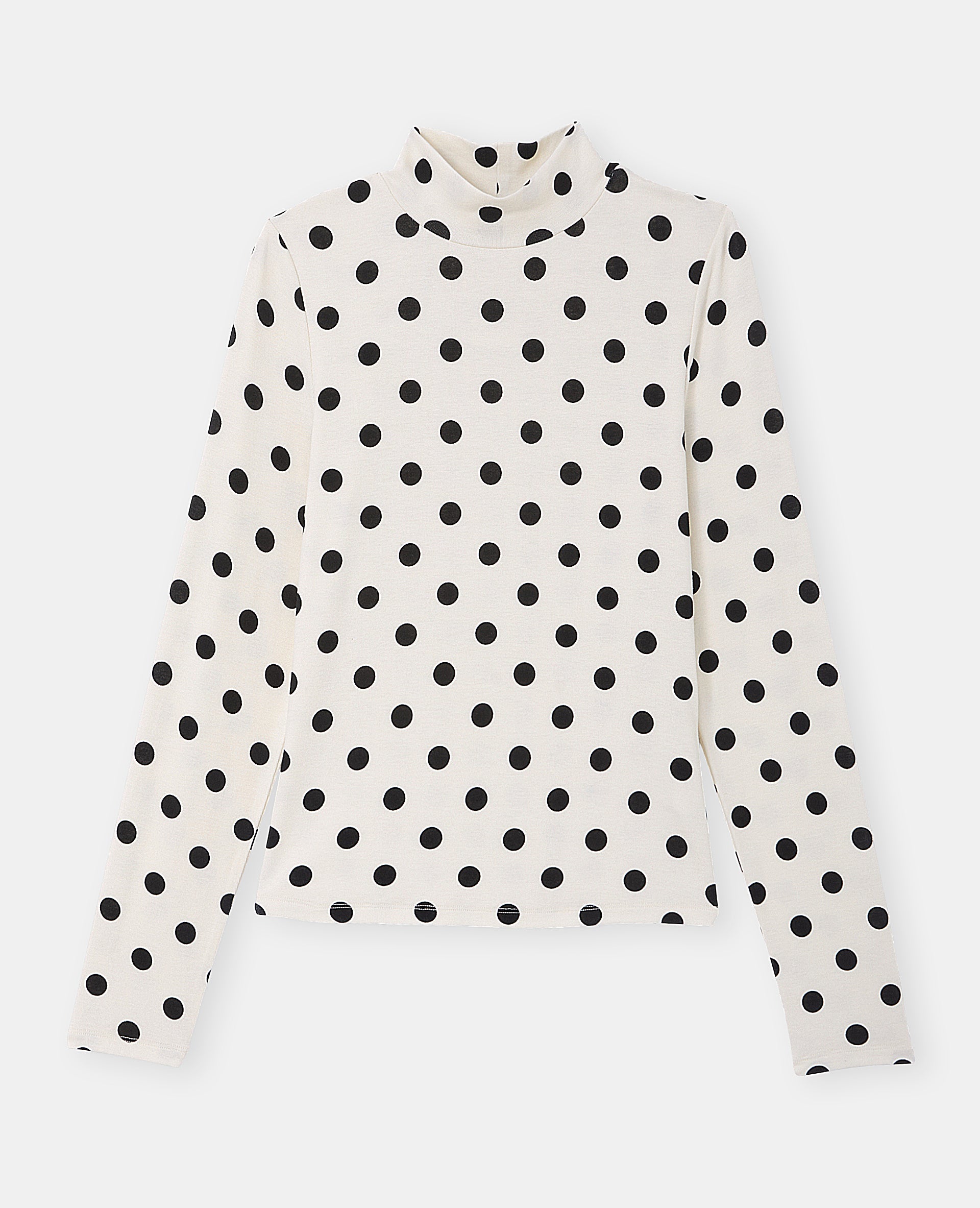 T-shirt manches longues motifs pois
